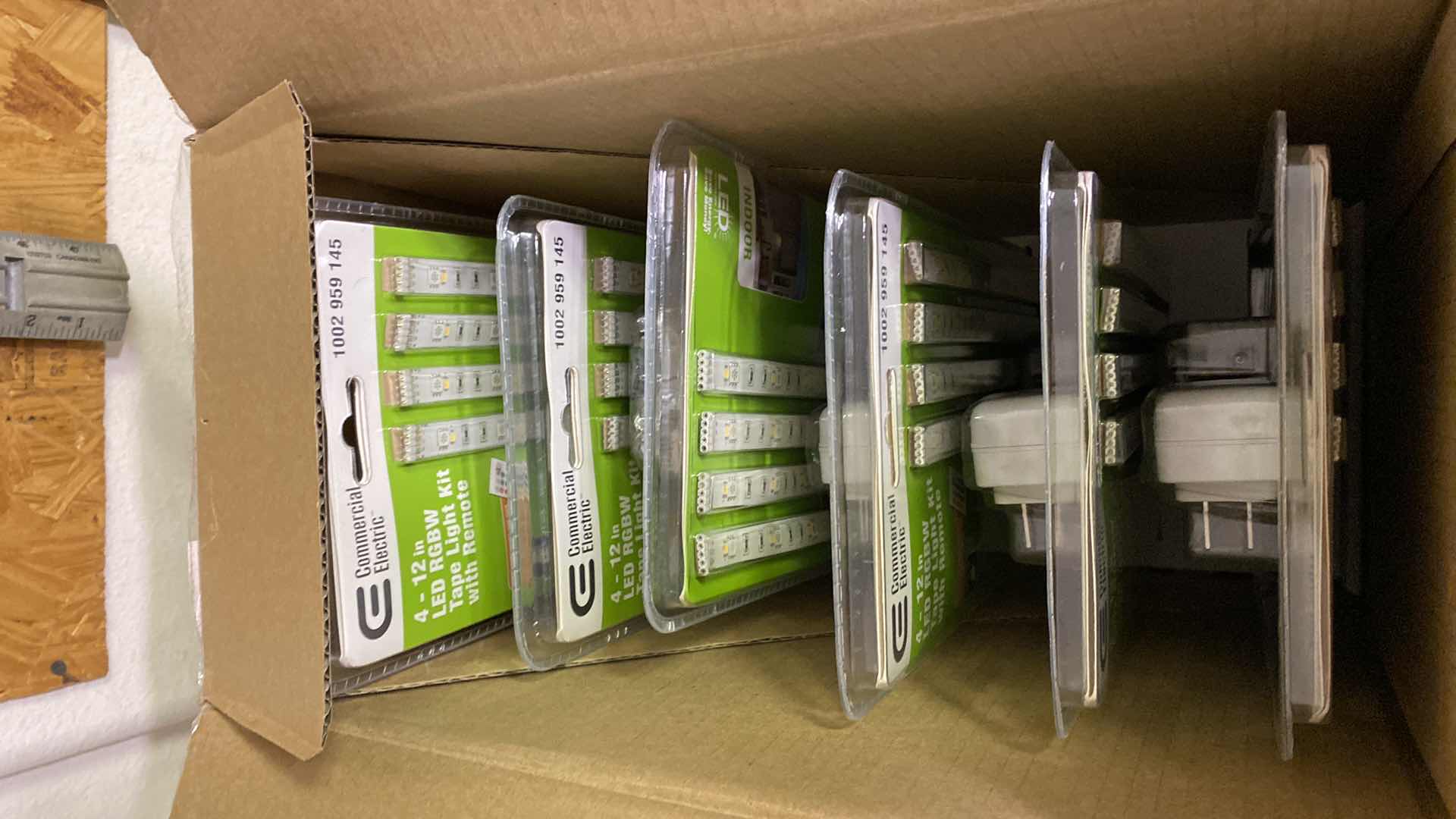 Photo 1 of COMERCIAL LIGHTING 6 PACKS OF LED TAPE LIGHTS WITH REMOTES TOTAL OF 24’