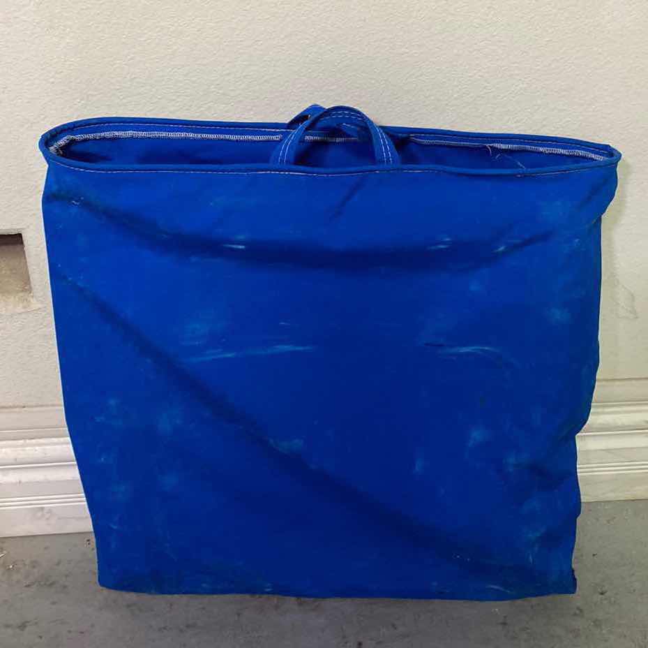 Photo 1 of RARE VINTAGE ZIP DEE MARINE BLUE CHAIRS WITH CARRY BAG