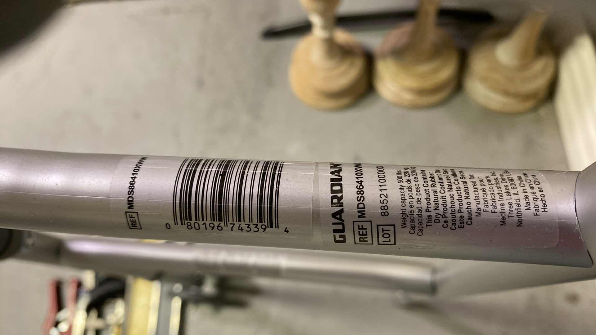 Photo 1 of GUARDIAN ADJUSTABLE WALKER FROM 31” to 42” FOR TALL PERSON RATED UP TO 500lb