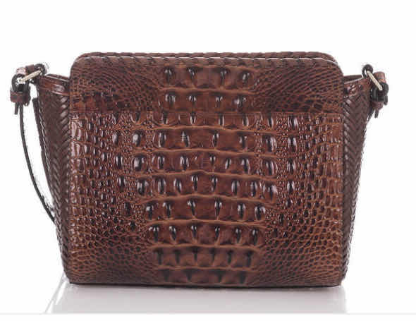 Photo 1 of BRAHMIN CARRIE CROSSBODY PECAN ROSS LIKE NEW