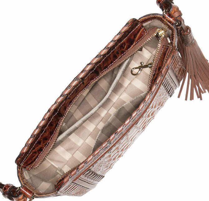 Photo 3 of BRAHMIN CARRIE CROSSBODY PECAN ROSS LIKE NEW