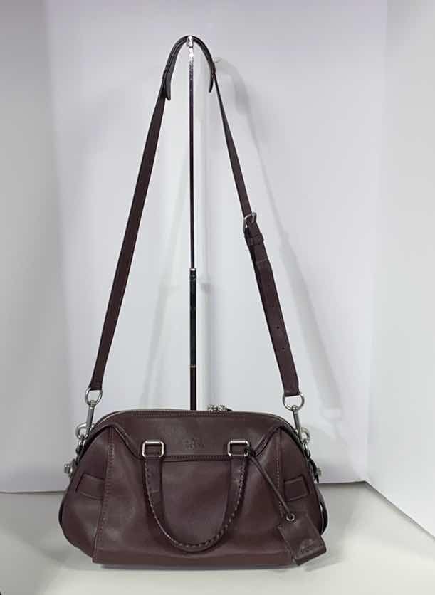 View 1 of COACH  DESIGNER ACE GLOVE TANNED  SMOOTH BURGUNDY LIKE NEW  ORIGINAL $595