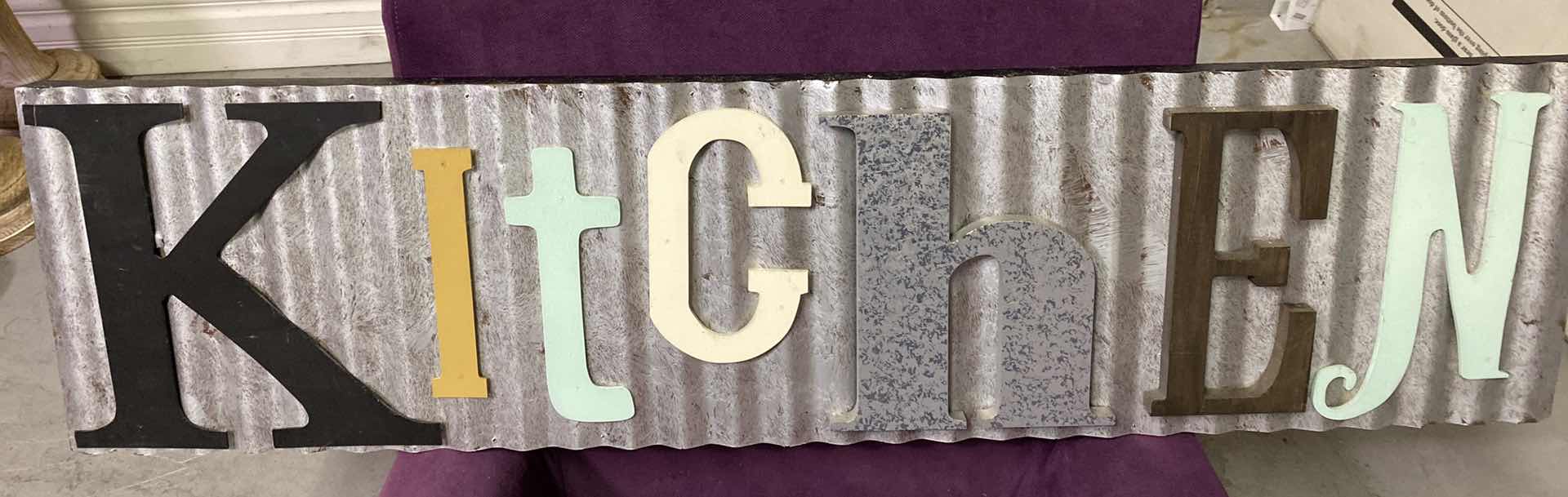 Photo 1 of DIMENSIONAL MIXED MEDIA KITCHEN WALL ARTWORK 47” x 12”