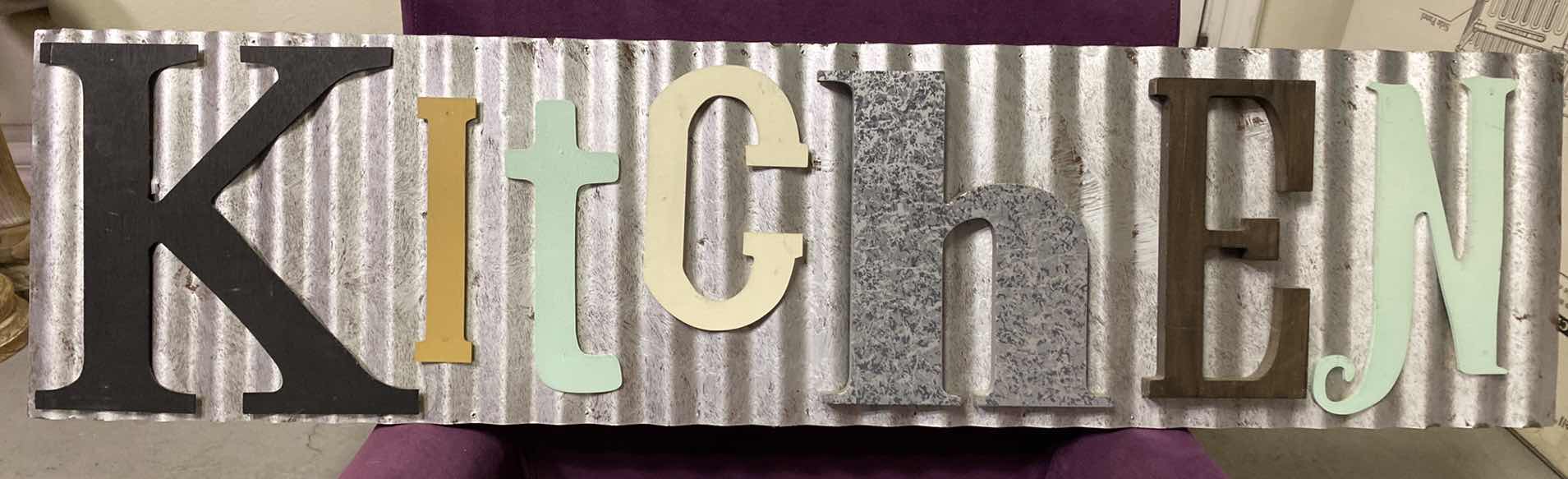 Photo 1 of DIMENSIONAL MIXED MEDIA KITCHEN WALL ARTWORK 47” x 12”