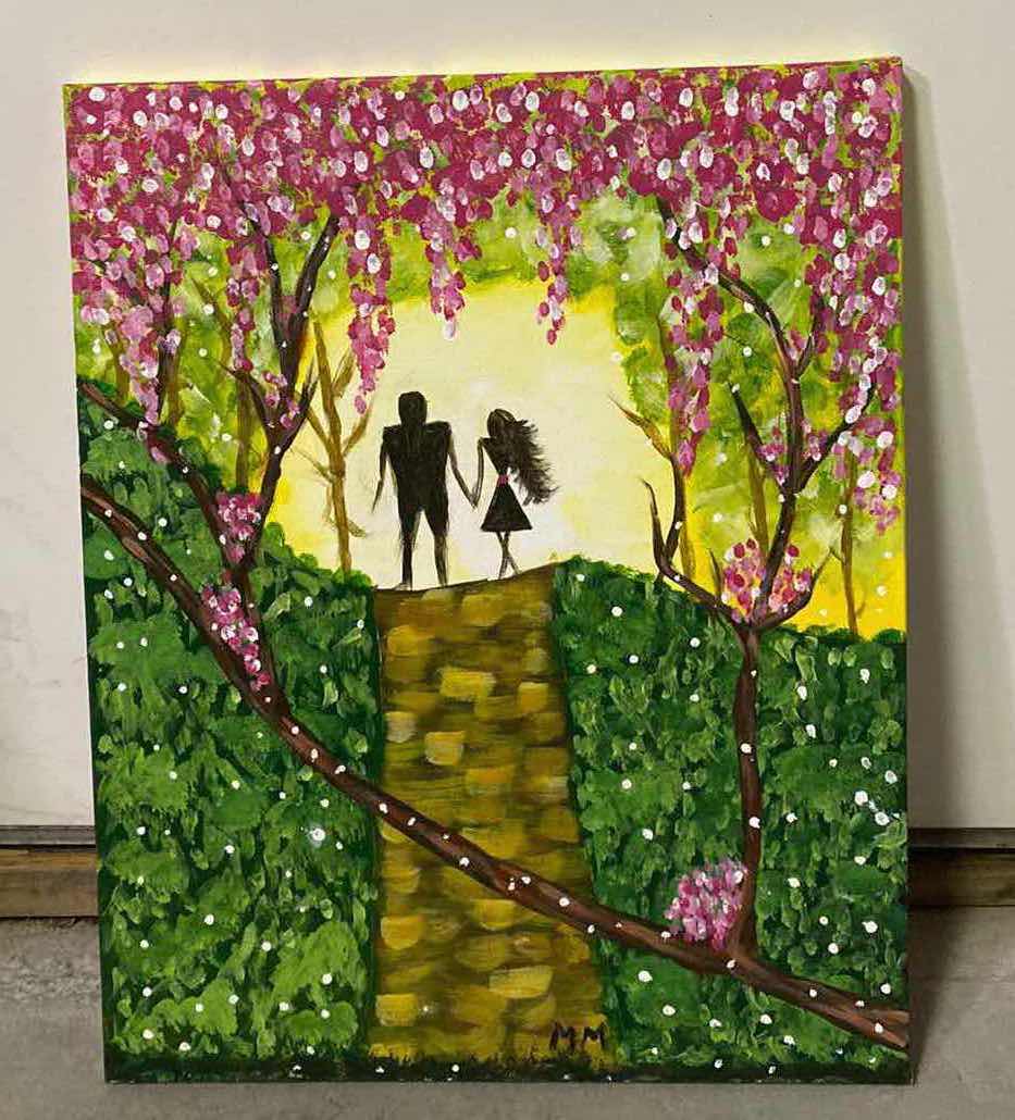 Photo 1 of STRETCHED CANVAS PAINTING ARTWORK 16” x 20”