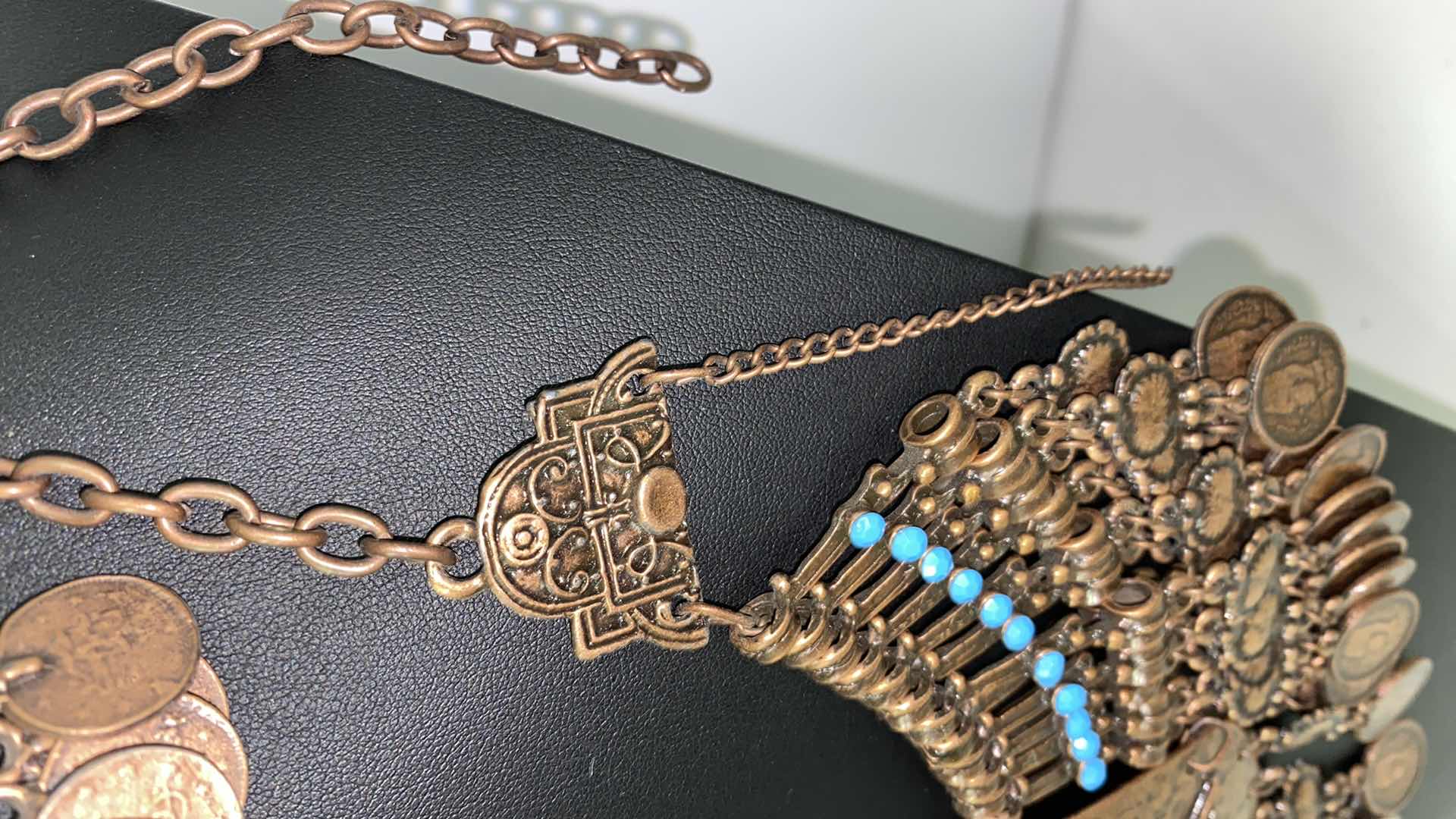 Photo 1 of COPPER NECKLACE AND EARRINGS