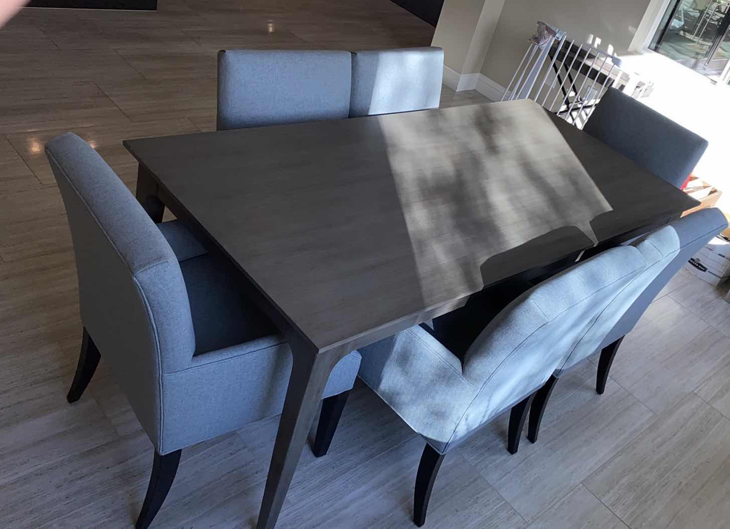 Photo 1 of ETHAN ALLEN DINING TABLE WITH 6 CHAIRS 75“ x 36“ H 30”