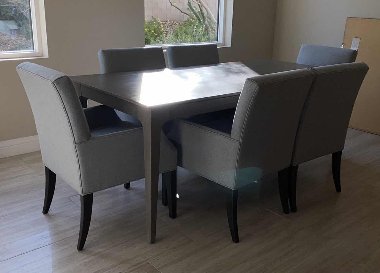 Photo 1 of ETHAN ALLEN DINING TABLE WITH 6 CHAIRS 75“ x 36“ H 30”