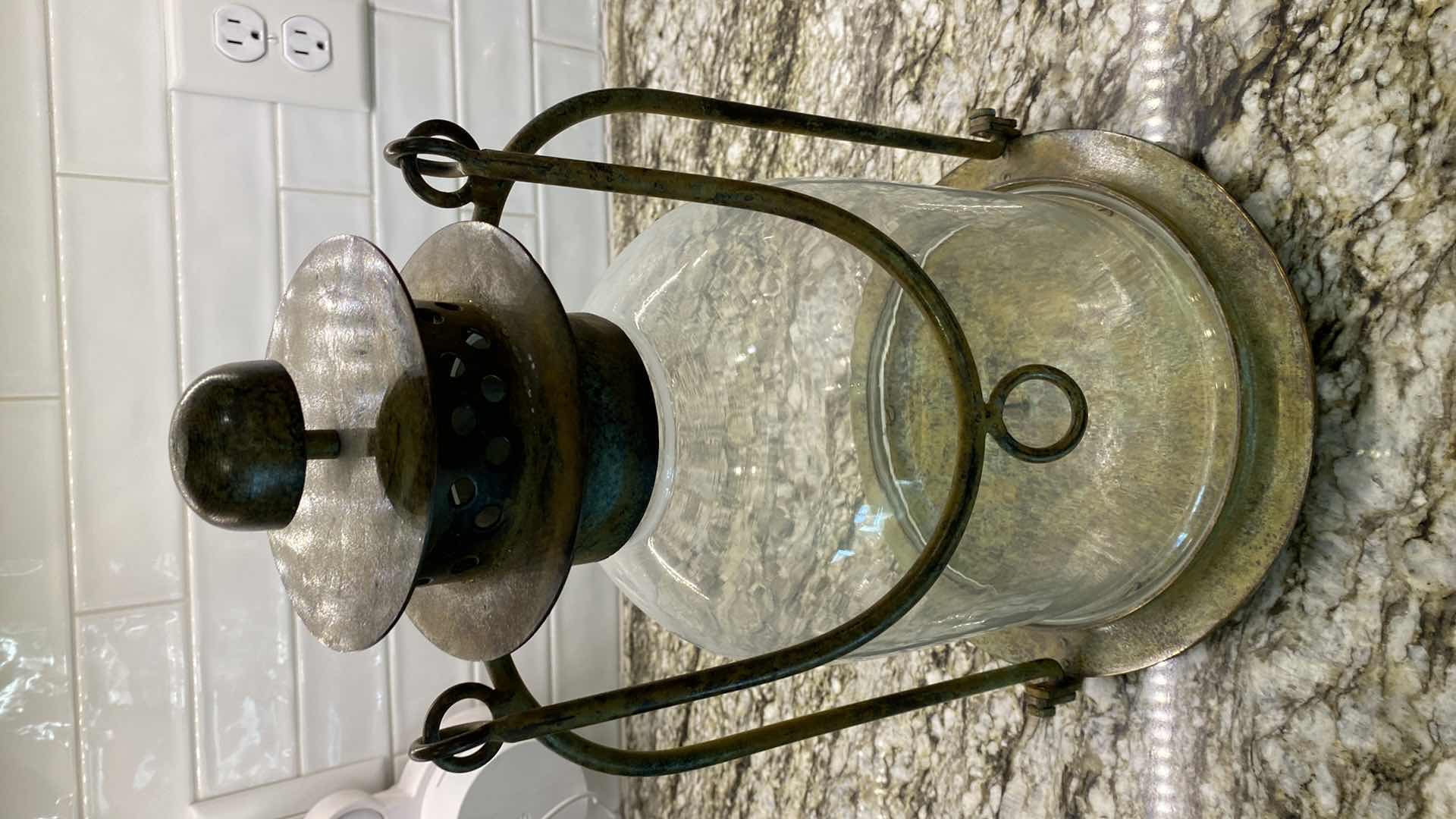 Photo 2 of HANGING CANDLE HOLDER H 15”