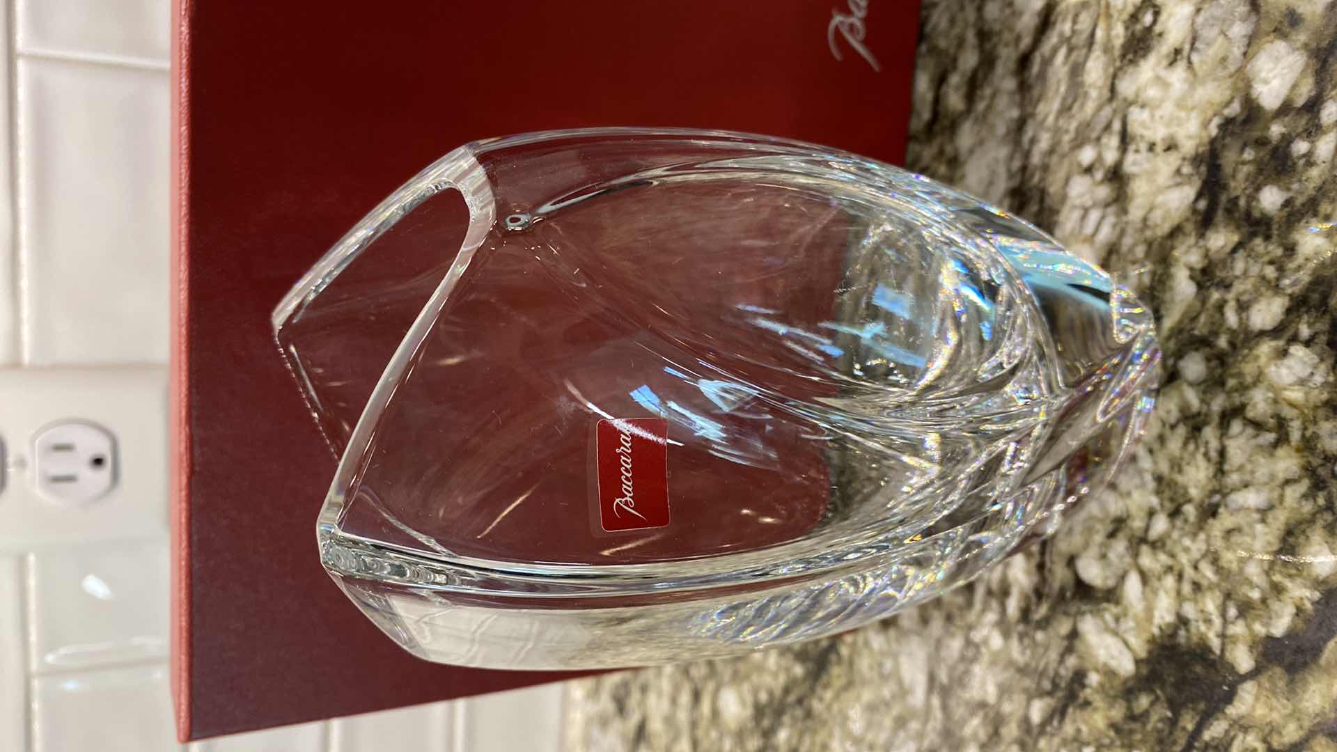 Photo 1 of BACCARAT R. RIGOT VASE H 7” WITH BOX