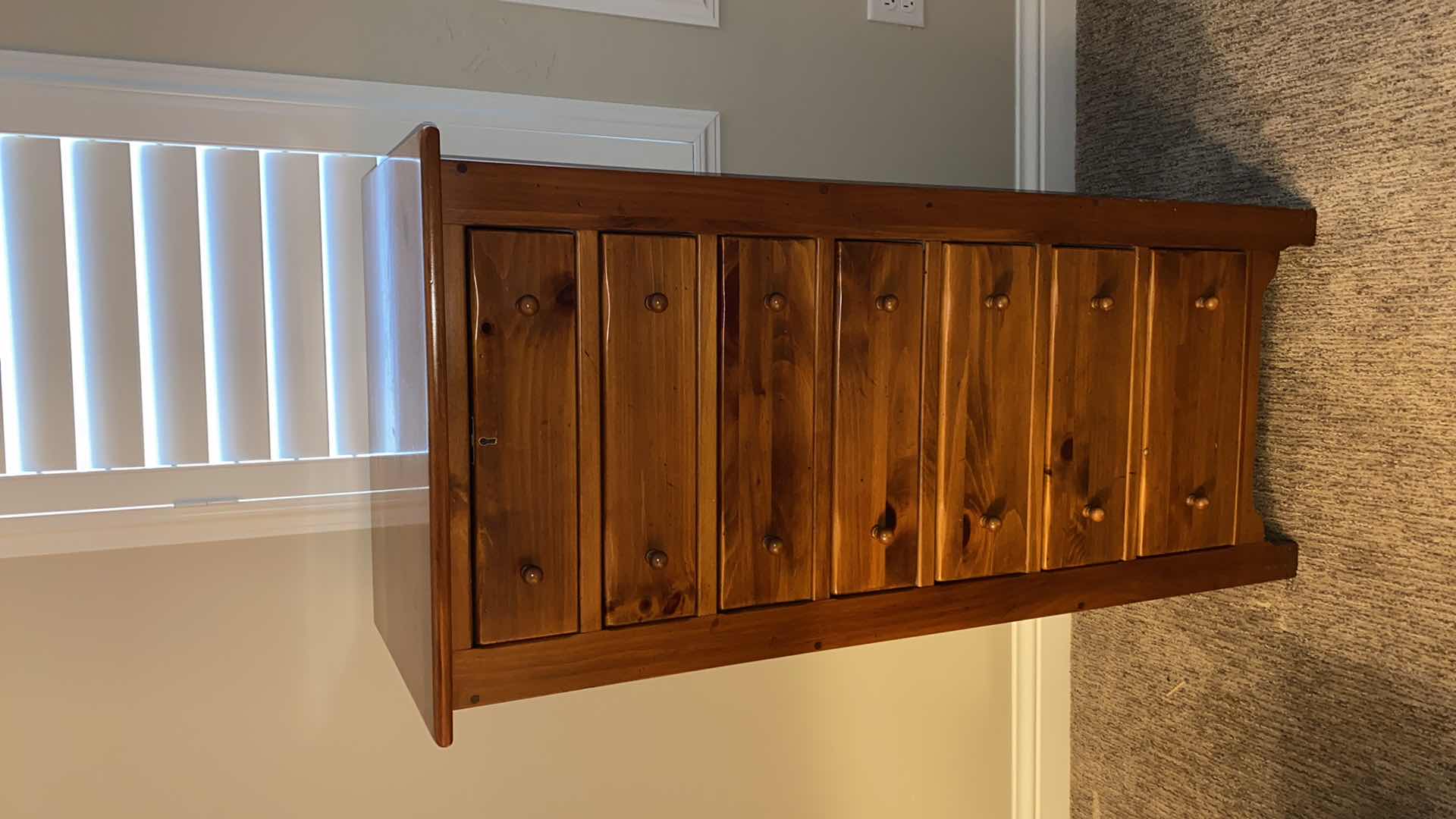 Photo 1 of MID CENTURY MODERN ETHAN ALLEN PINE 7 DRAWER CHEST - SOME SCRATCHES 24“ x 17 1/2“ H 51 1/2”