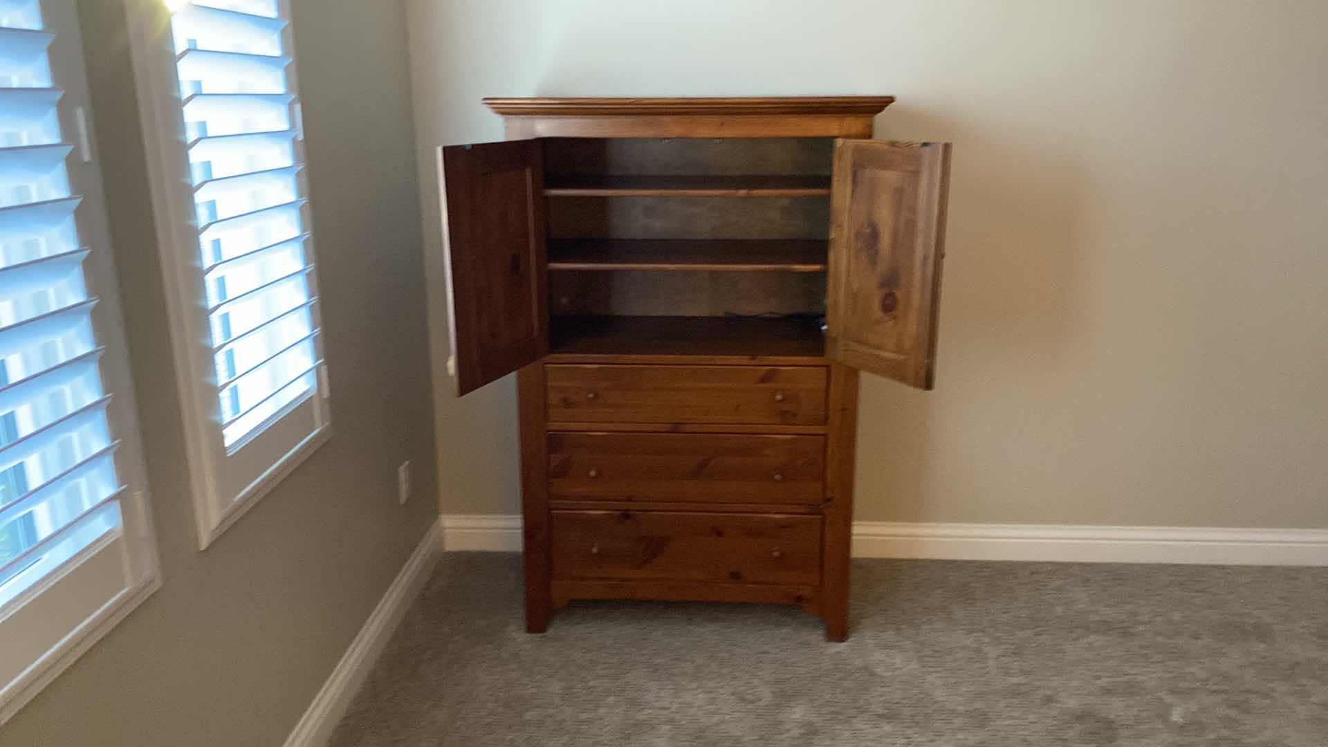 Photo 1 of MID CENTURY MODERN ETHAN ALLEN PINE CHEST 42” x 22” H 62”