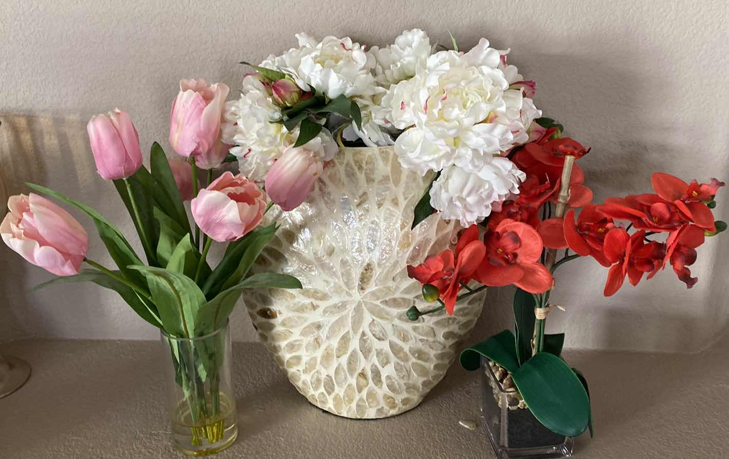 Photo 1 of 3-FAUX FLORAL LARGEST 12” x 18”