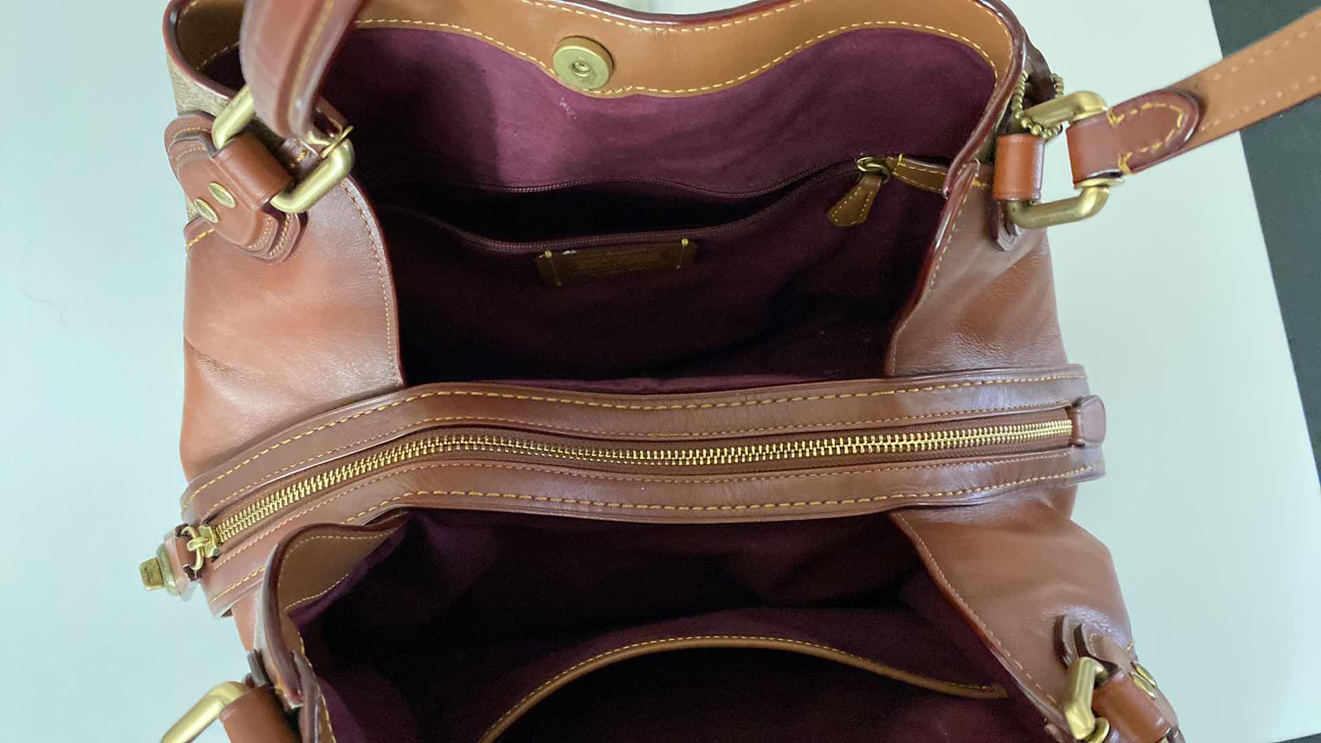 Photo 1 of COACH EDIE HANDBAG 14”