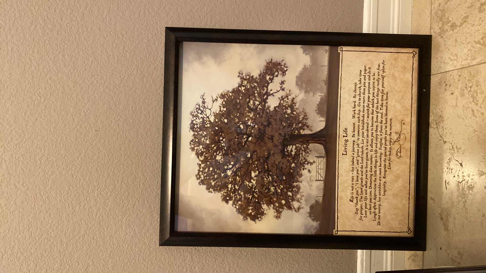 Photo 1 of FRAMED LIVING LIFE ARTWORK 18” x 22” AND PEBBLE BEACH ARTWORK 15“ x 10“ AND MORE