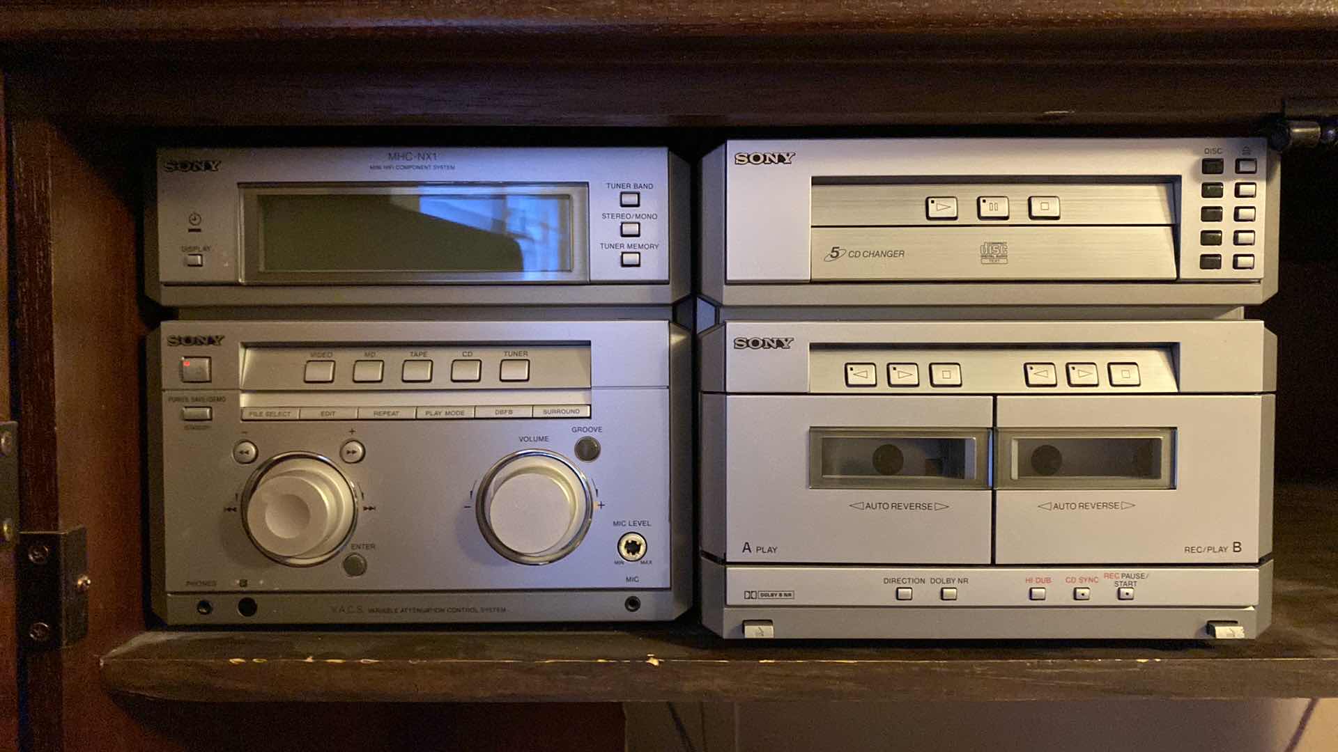 Photo 1 of SONY AUDIO EQUIPMENT WITH REMOTE - BUYER TO DISCONNECT