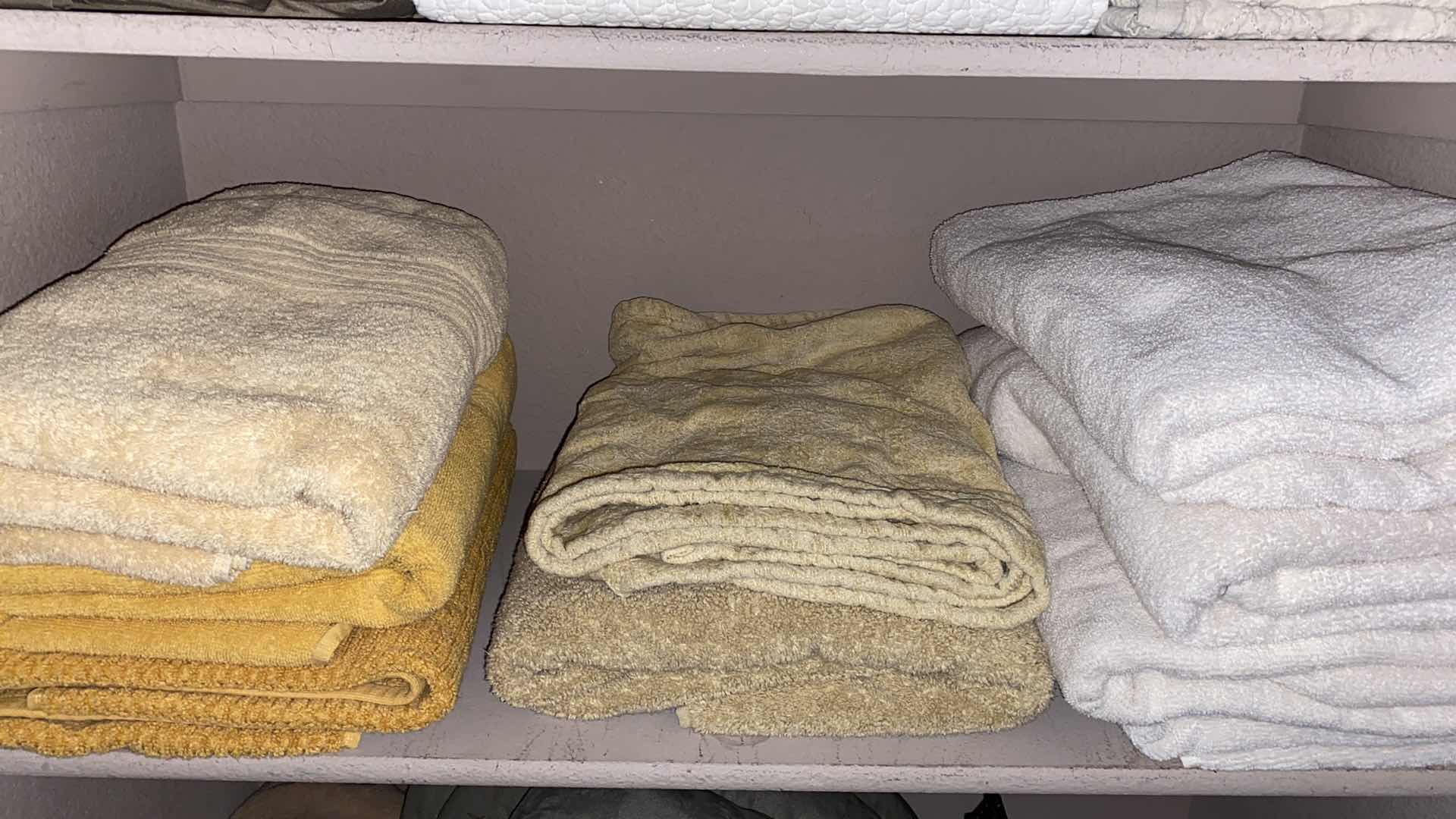 Photo 1 of CONTENTS OF HALL LINEN CABINET