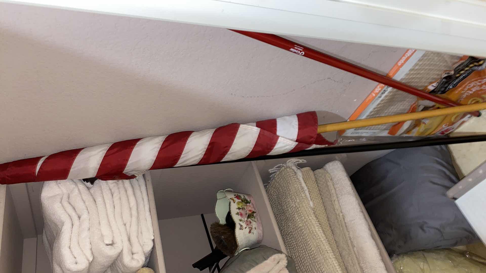 Photo 1 of CONTENTS OF HALL LINEN CABINET