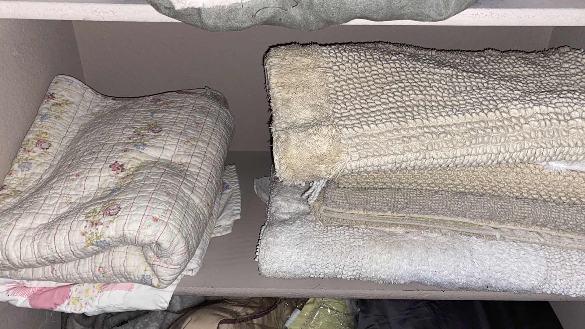 Photo 1 of CONTENTS OF HALL LINEN CABINET