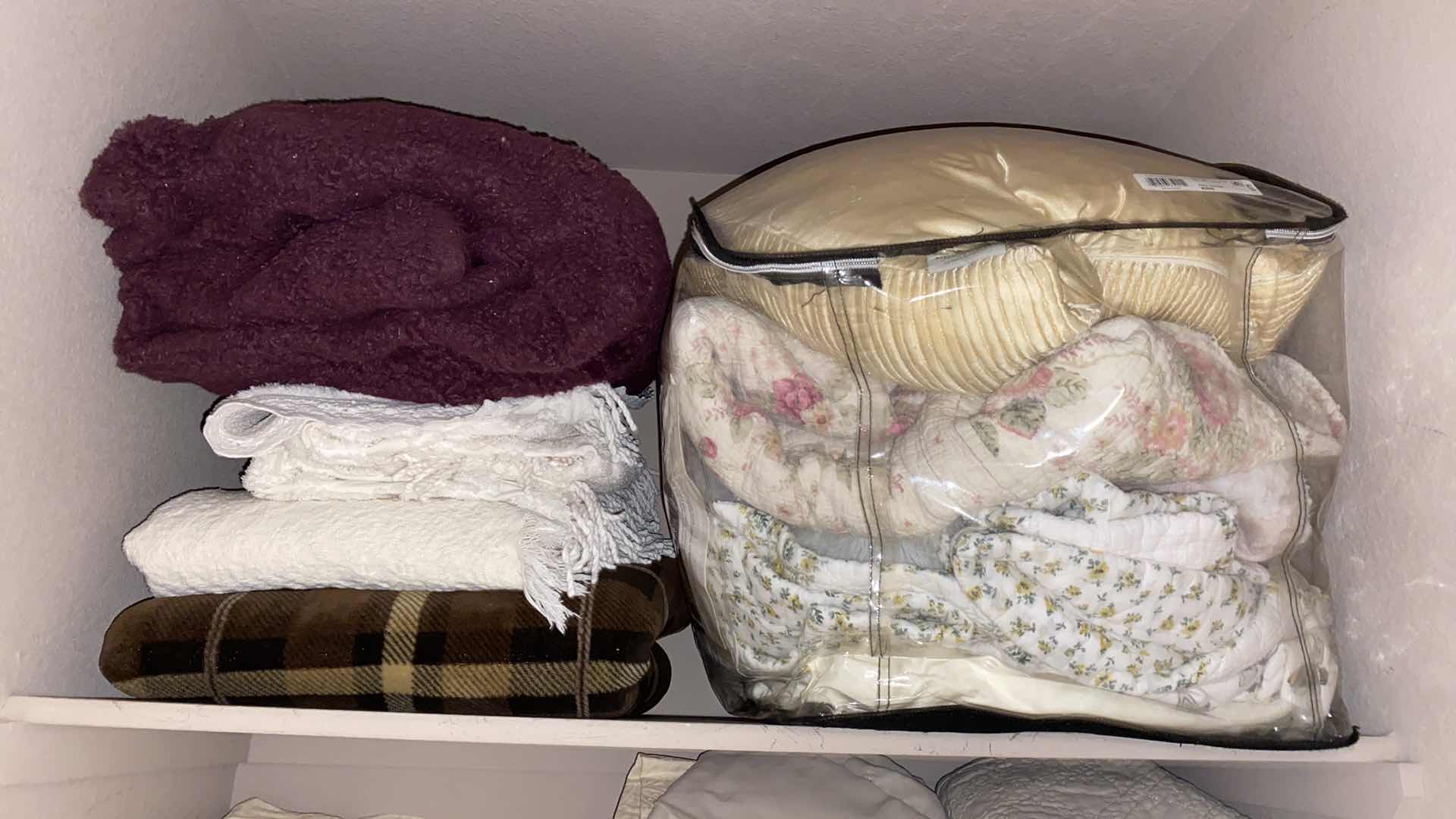 Photo 1 of CONTENTS OF HALL LINEN CABINET