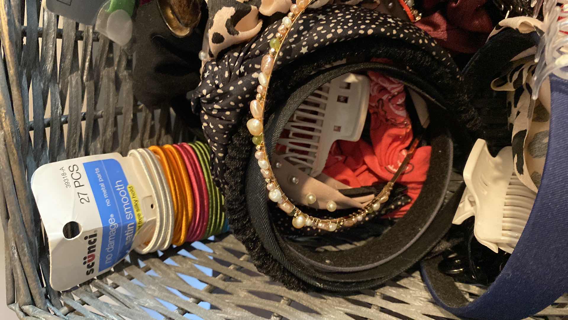 Photo 2 of BASKET OF HAIR ACCESSORIES