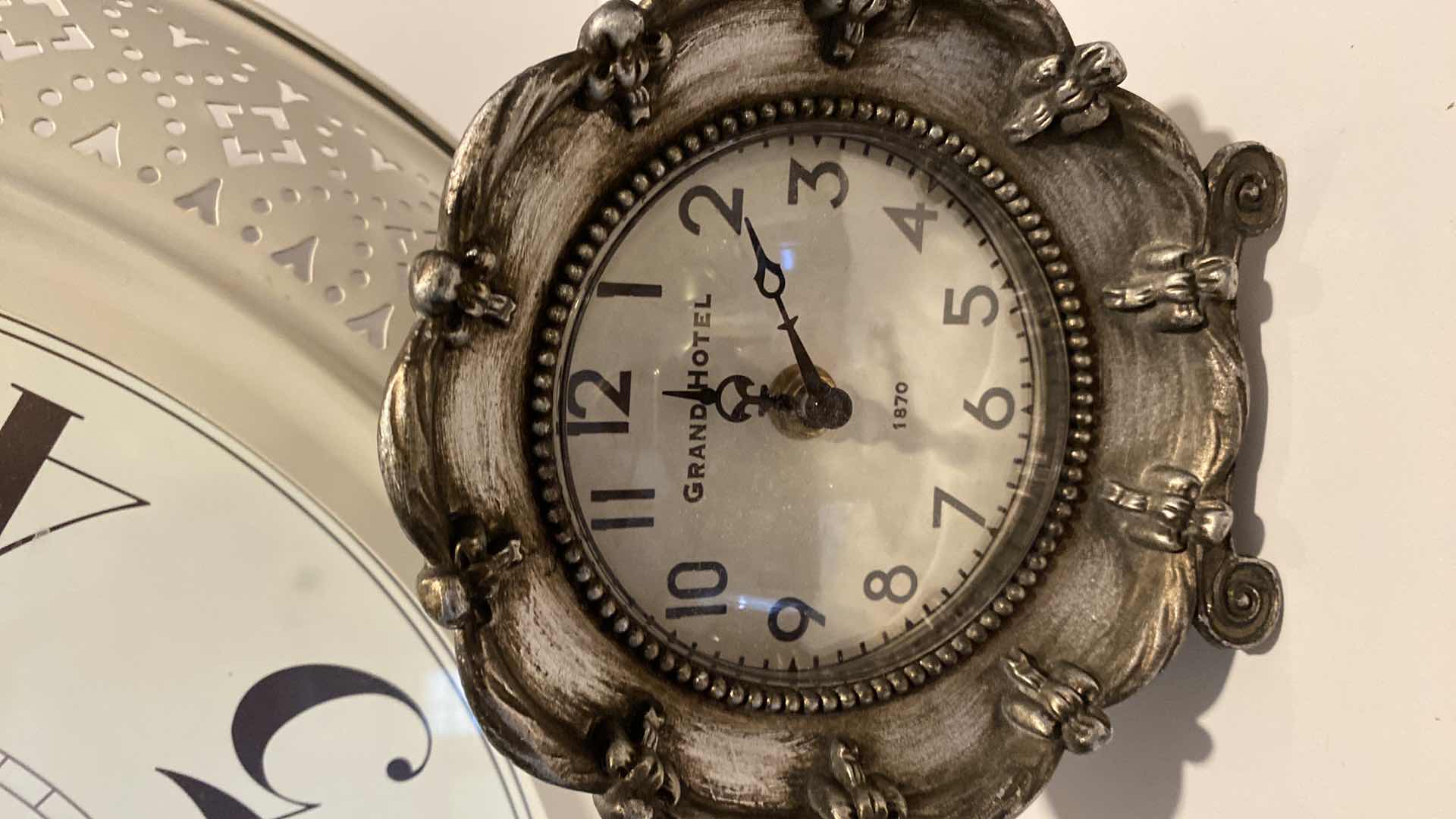 Photo 1 of PAIR OF CLOCKS LARGEST 20”