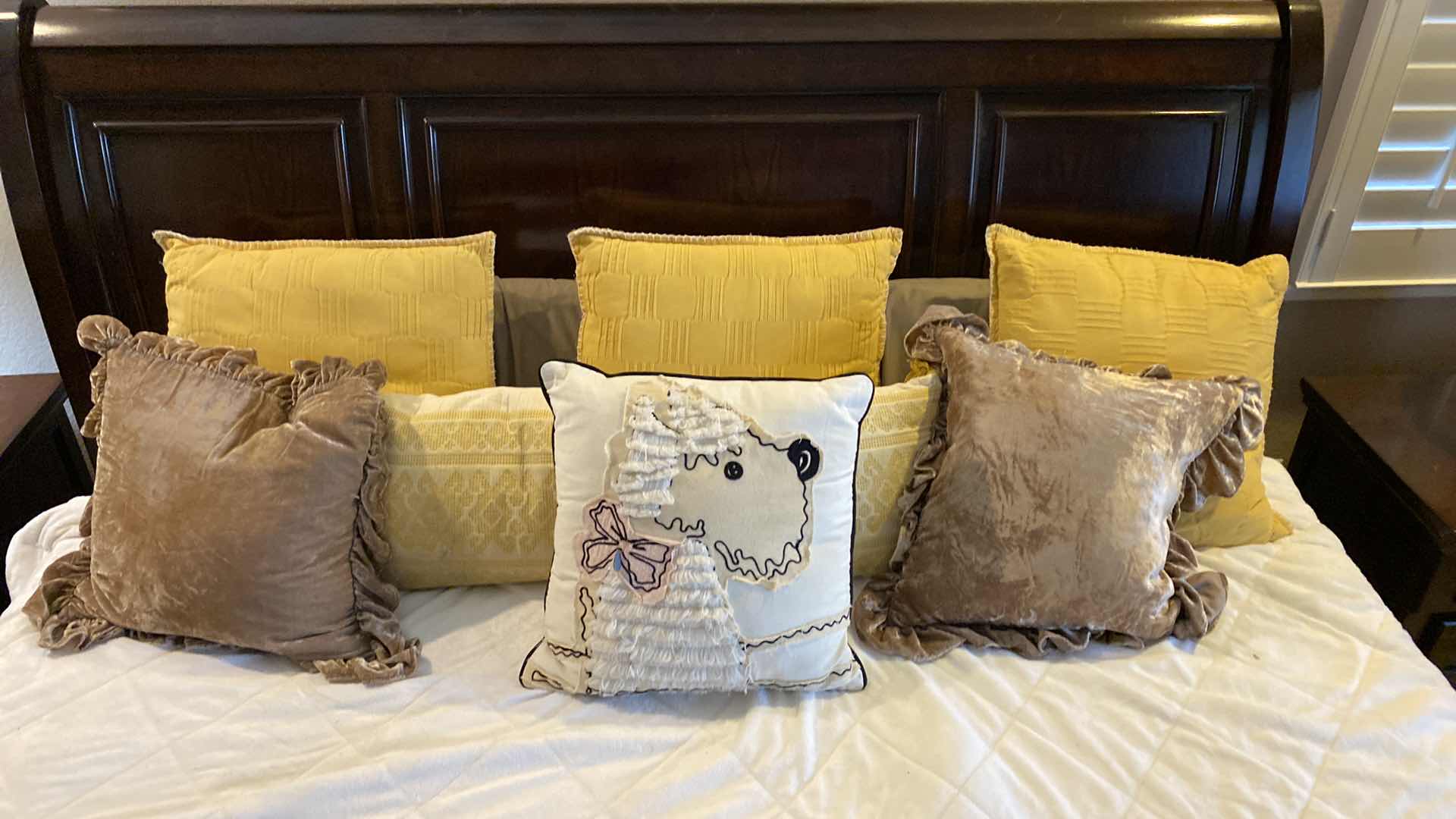 Photo 1 of TOSS PILLOWS IN BEDROOM