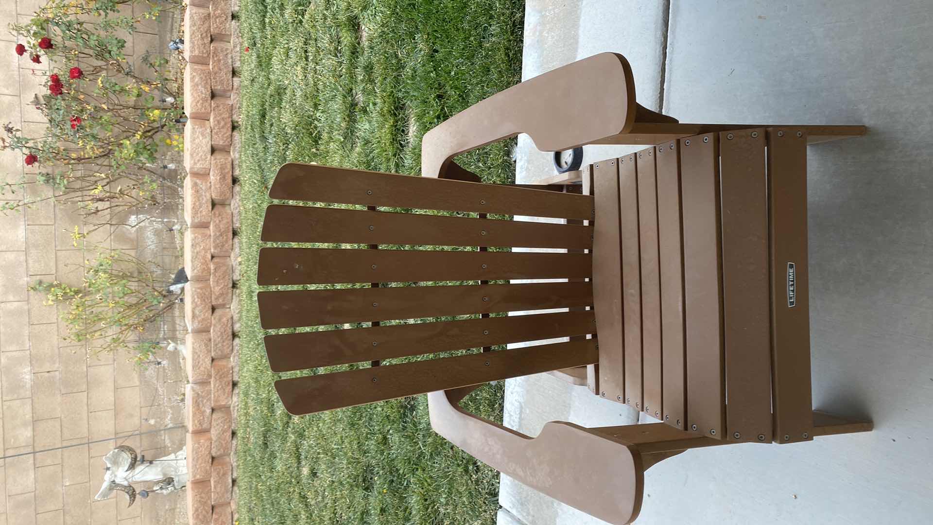 Photo 1 of ADIRONDACK RESIN CHAIR AND FIRE PIT