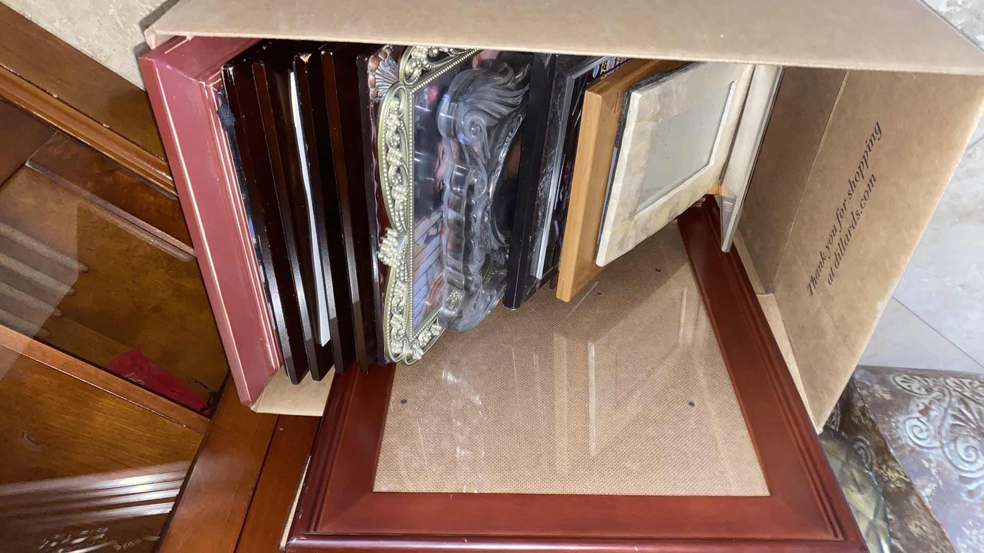 Photo 1 of BOX OF PHOTO FRAMES