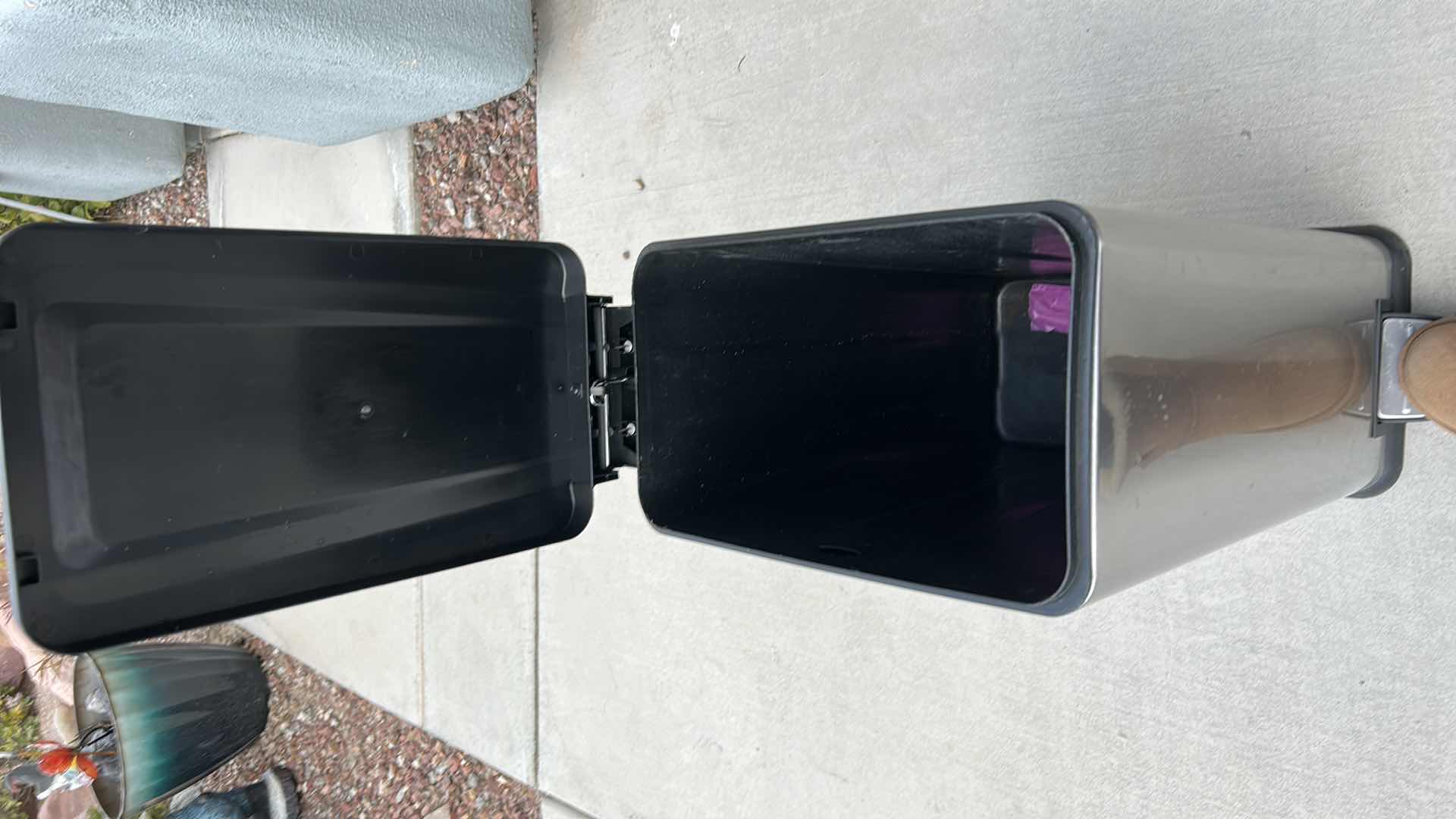 Photo 1 of STAINLESS STEAL STEP LIFT GARAGE CAN 10” x 18” x 25”