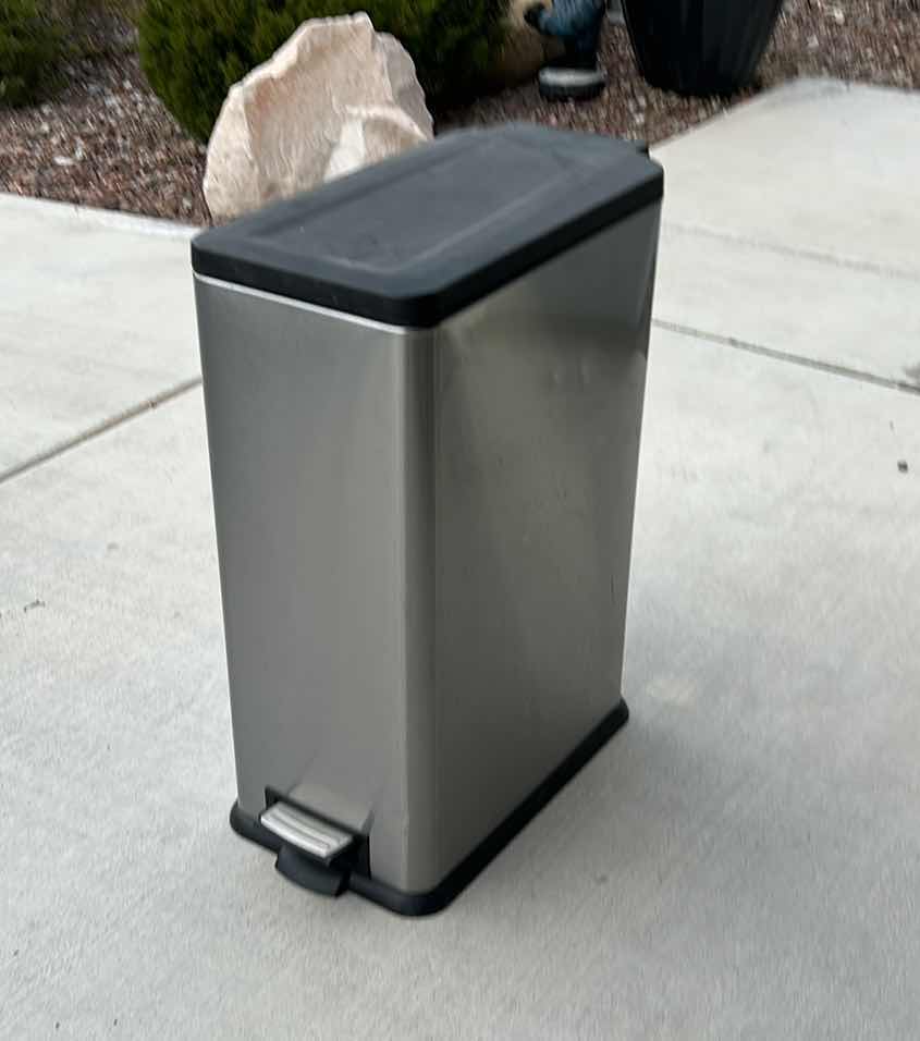 Photo 1 of STAINLESS STEAL STEP LIFT GARAGE CAN 10” x 18” x 25”