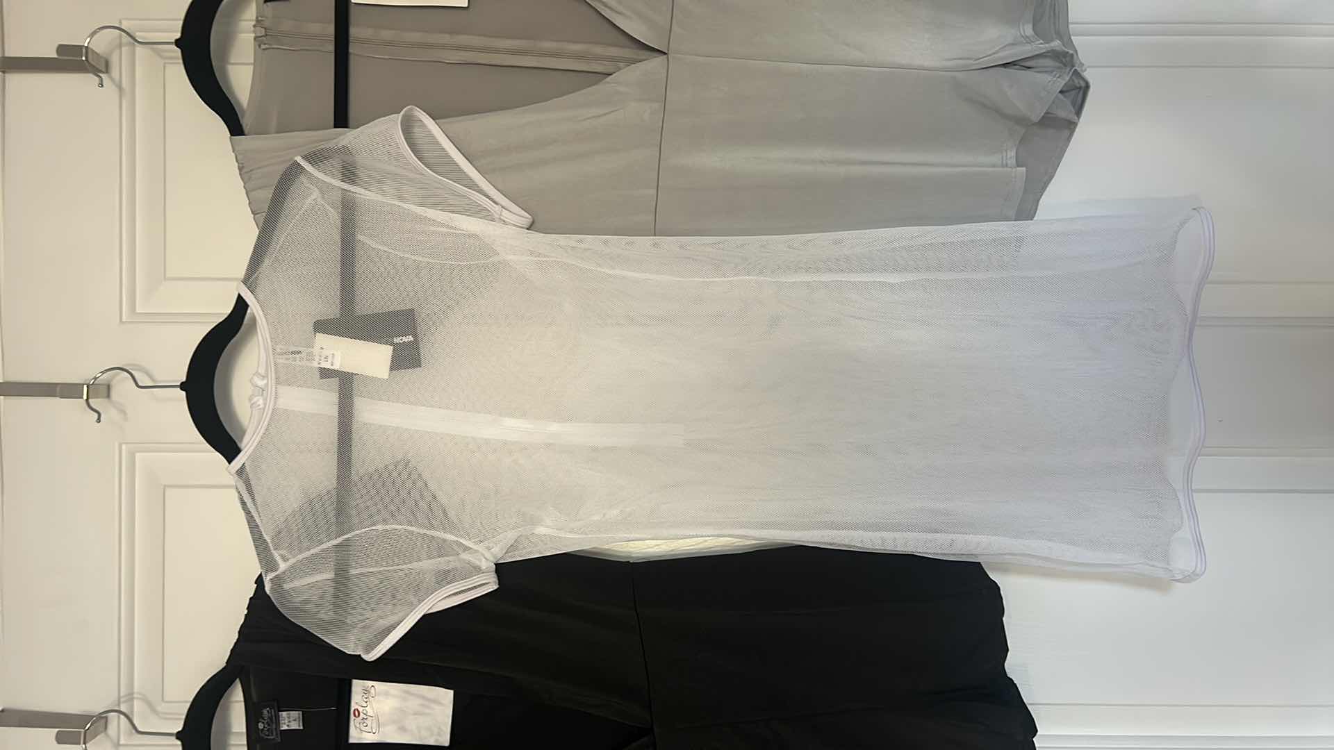 Photo 1 of 3 WOMENSWEAR BY FORPLAY, FASHION NOVA / 2 SHORTS ONE PIECE AND WHITE NET DRESS L