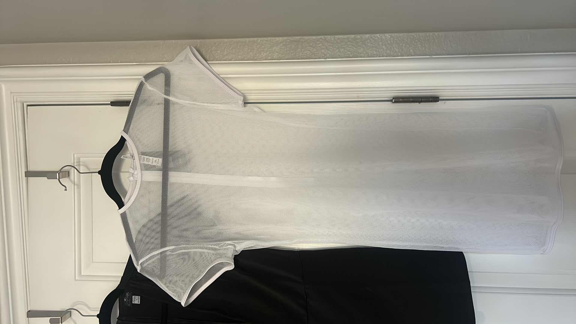 Photo 1 of 3 WOMENSWEAR BY BLUE BLUSH FASHION NOVA, FORPLAY / BODYSUIT, PANTSUIT, WHITE NET DRESS, ONE PIECE SHORTS SET SIZE L