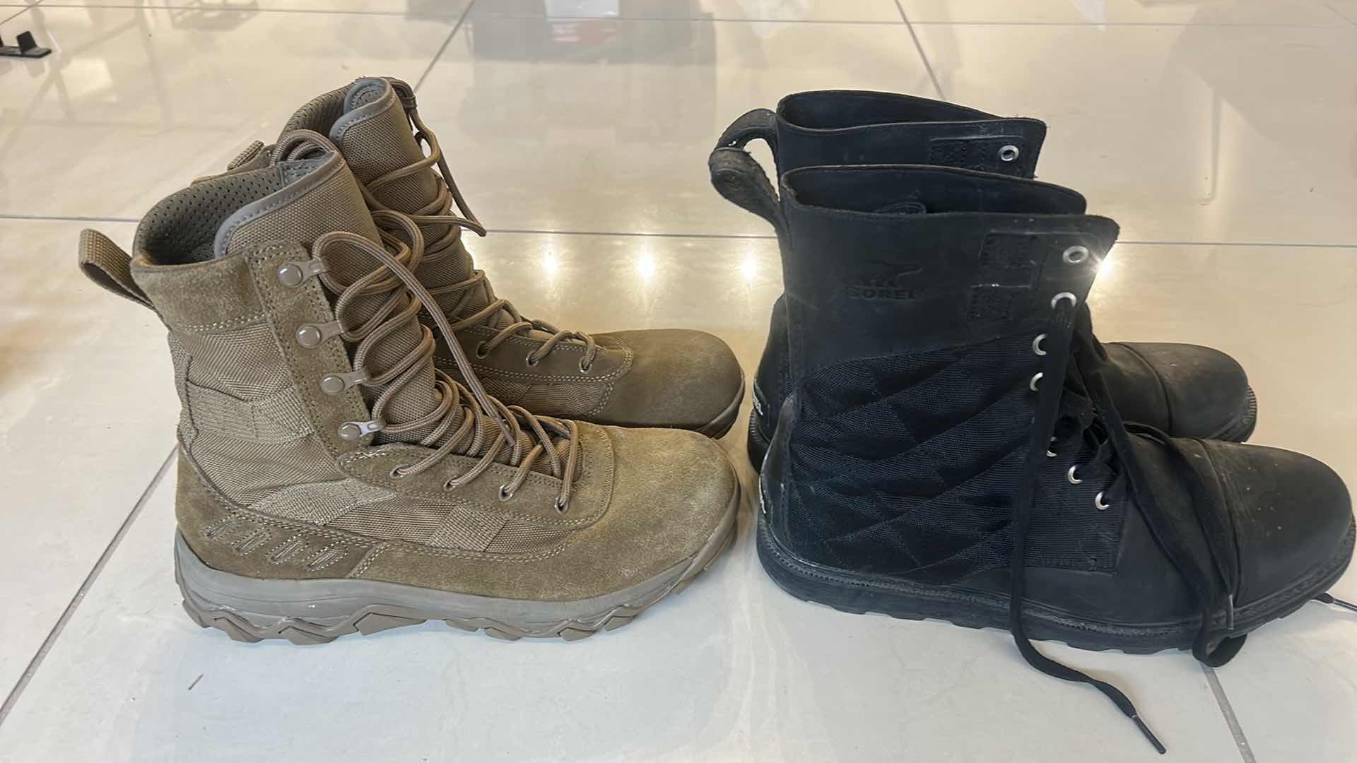 Photo 1 of 2 PAIRS MENS BOOTS SIZE 10