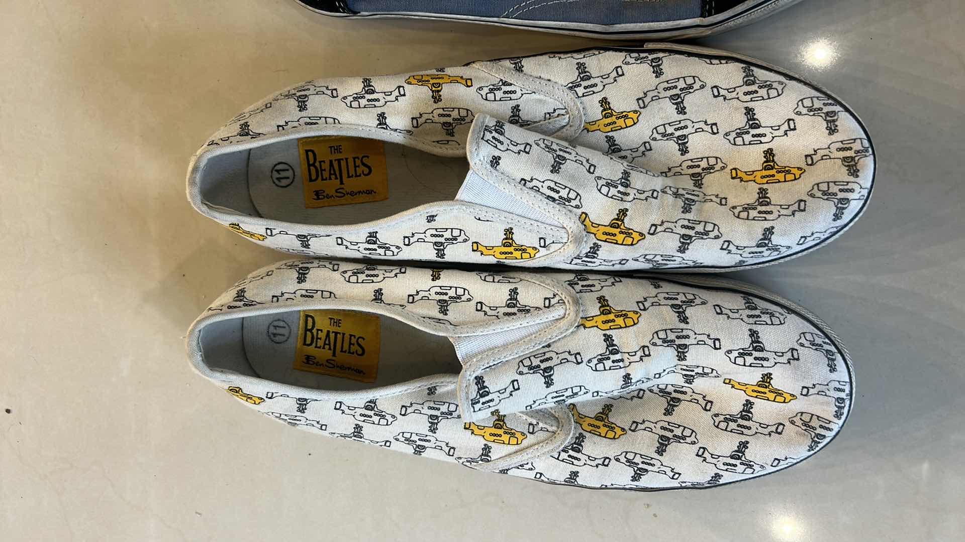 View 2 of 2 PAIRS MENS SHOES SIZE 11THE BEATLES $150  VANS SIZE 10.5