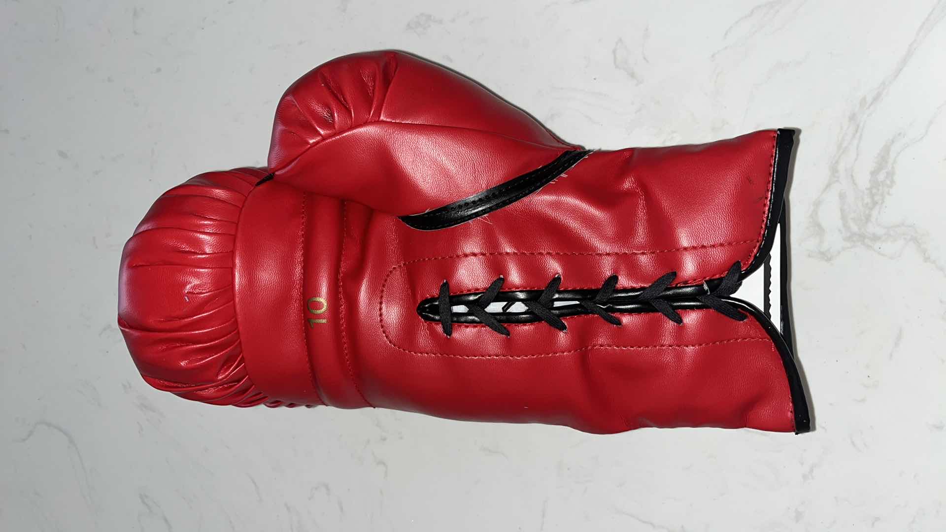 Photo 1 of RED EVERLAST BOXING GLOVE SIGNED BY “SUGAR” SHANE MOSLEY AND ZAB “SUPER” JUDAH