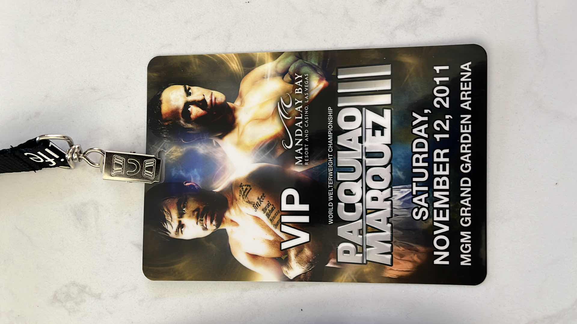Photo 1 of PACQUIAO MARQUEZ III VIP LANYARD
