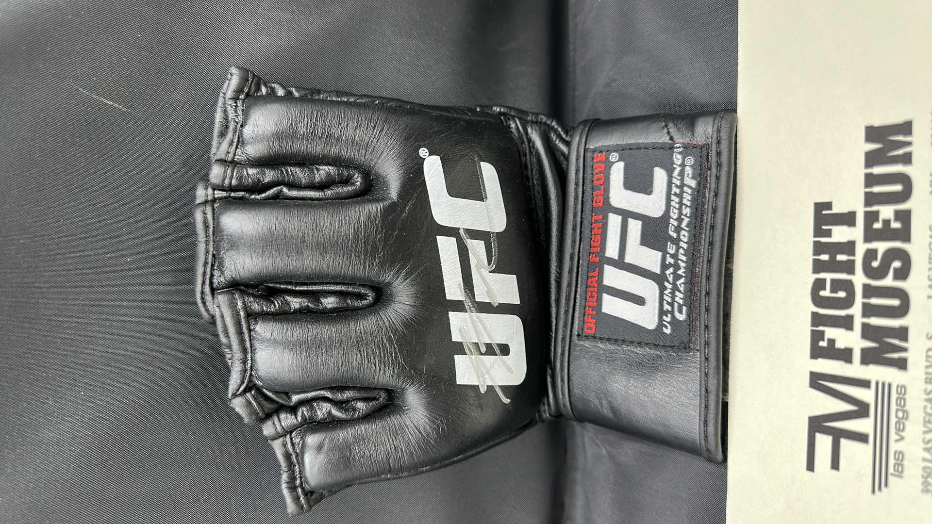 Photo 1 of ANTHONY JOHNSON SIGNED UFC GLOVE W COA