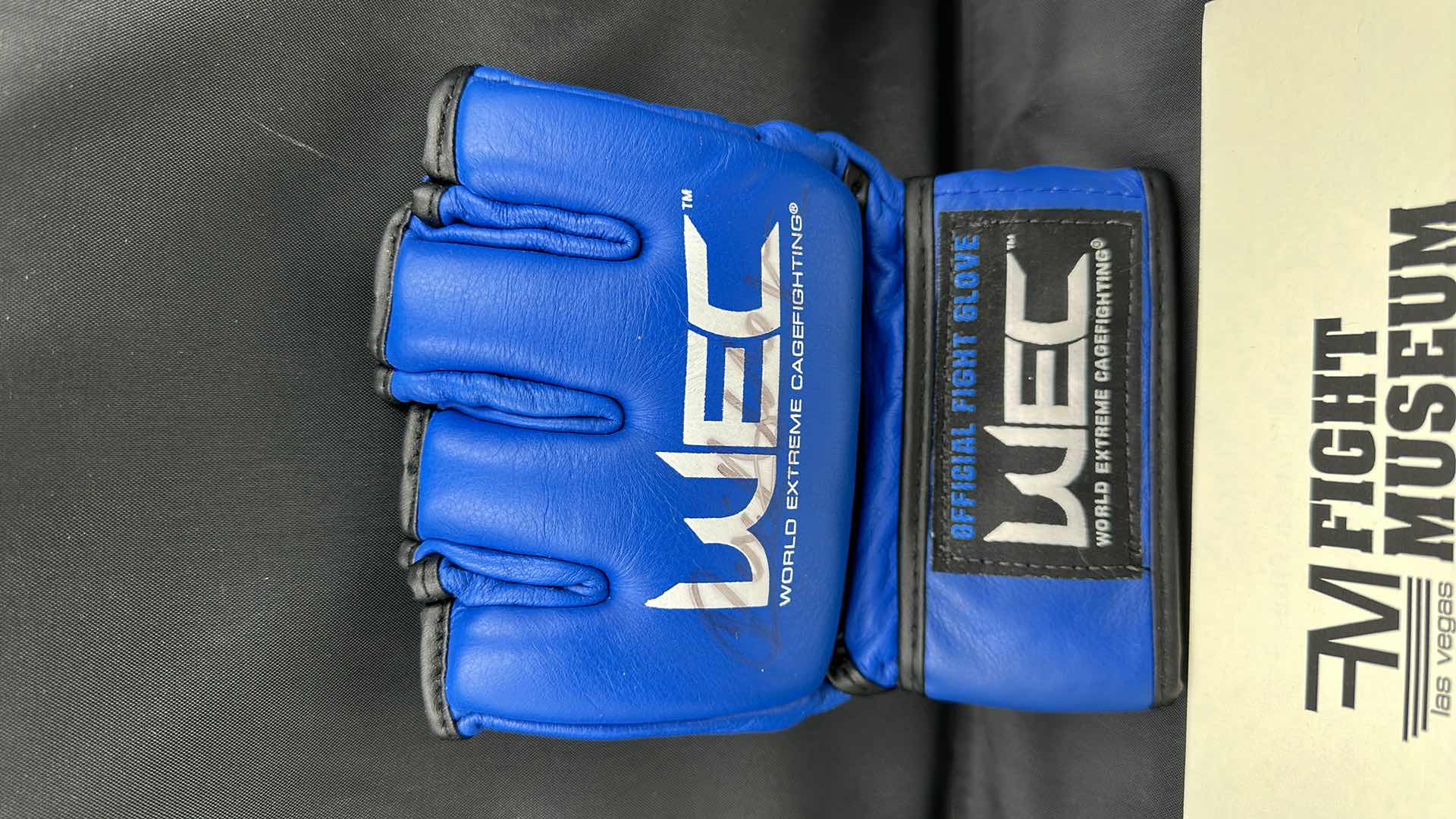 Photo 1 of JOSE ALDO SIGNED WEC GLOVE W COA