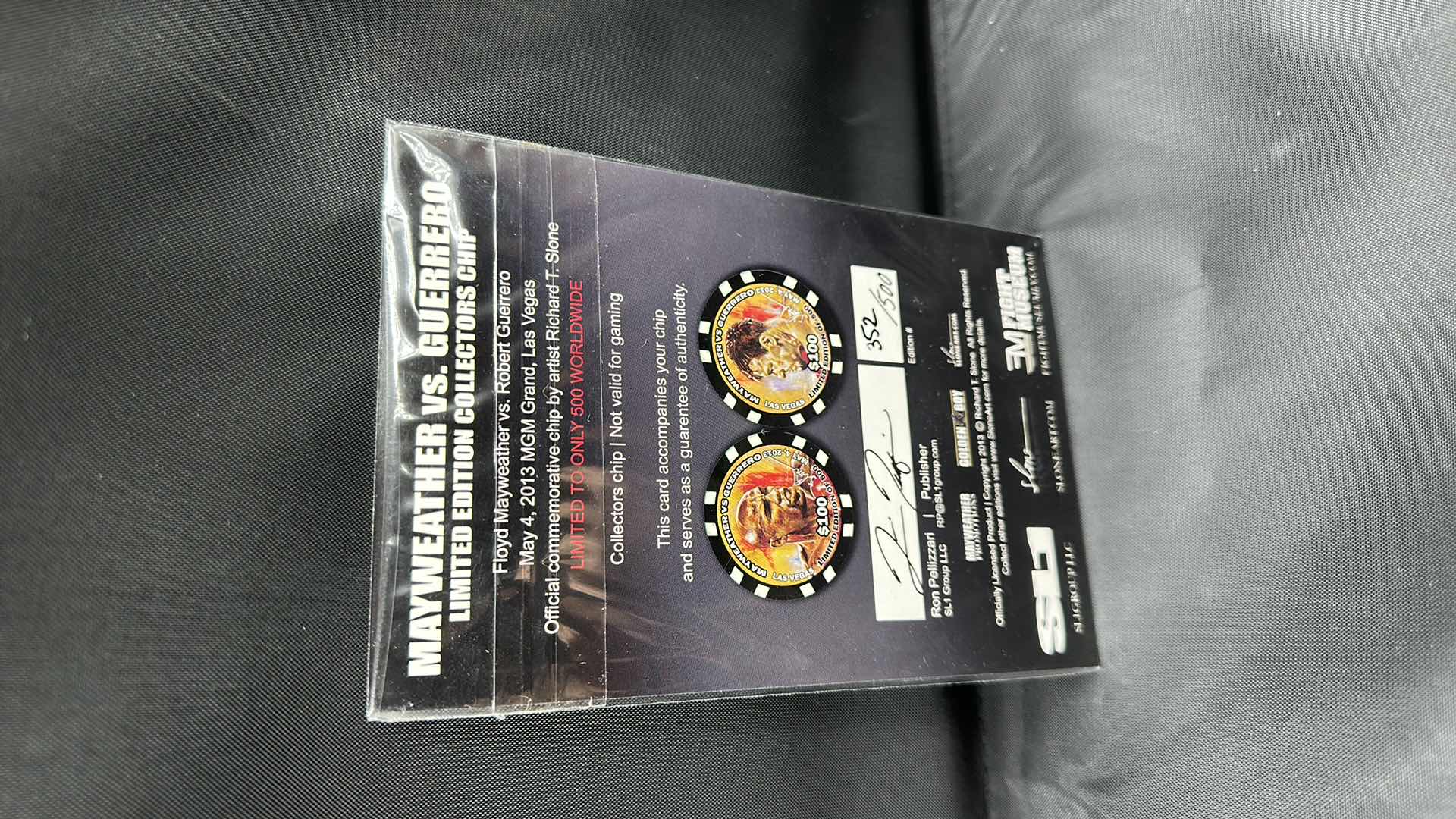 Photo 1 of MAYWEATHER VS GUERRERO LIMITED EDITION $100 COLLECTORS COIN NUMBERED 352/500
