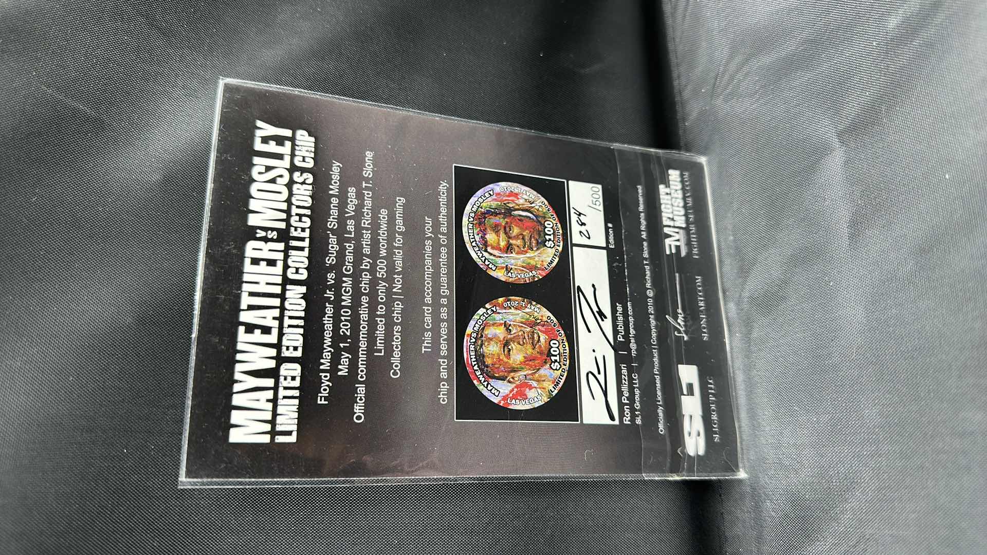 Photo 1 of MAYWEATHER VS MOSLEY LIMITED EDITION $100 COLLECTORS COIN NUMBERED 284/500