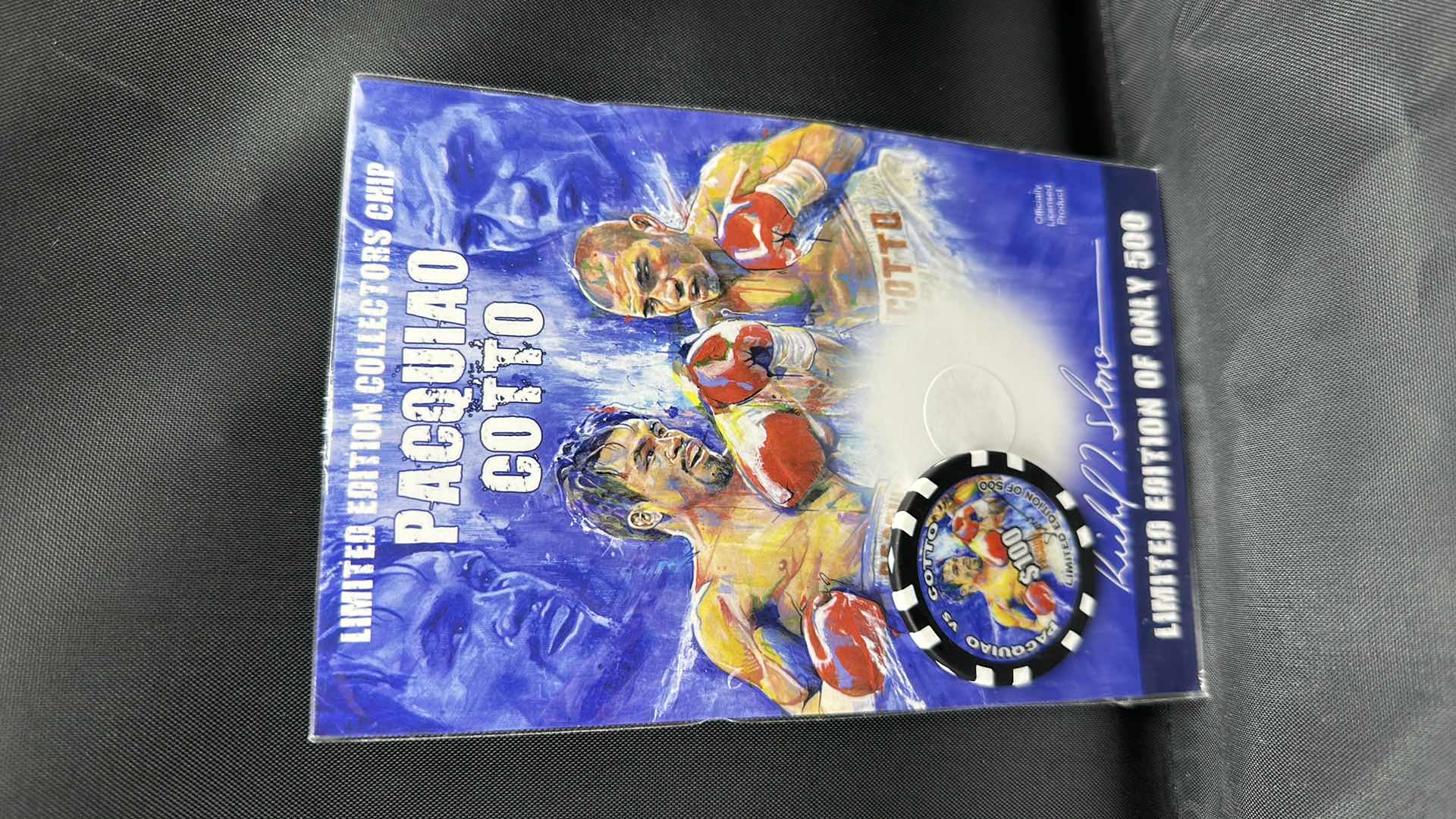 View 1 of PACQUIAO VS COTTO LIMITED EDITION $100 COLLECTORS COIN NUMBERED 436/500