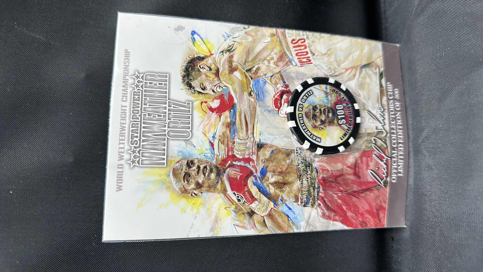 View 1 of MAYWEATHER VS ORTIZ LIMITED EDITION $100 COLLECTORS COIN NUMBERED 454/500