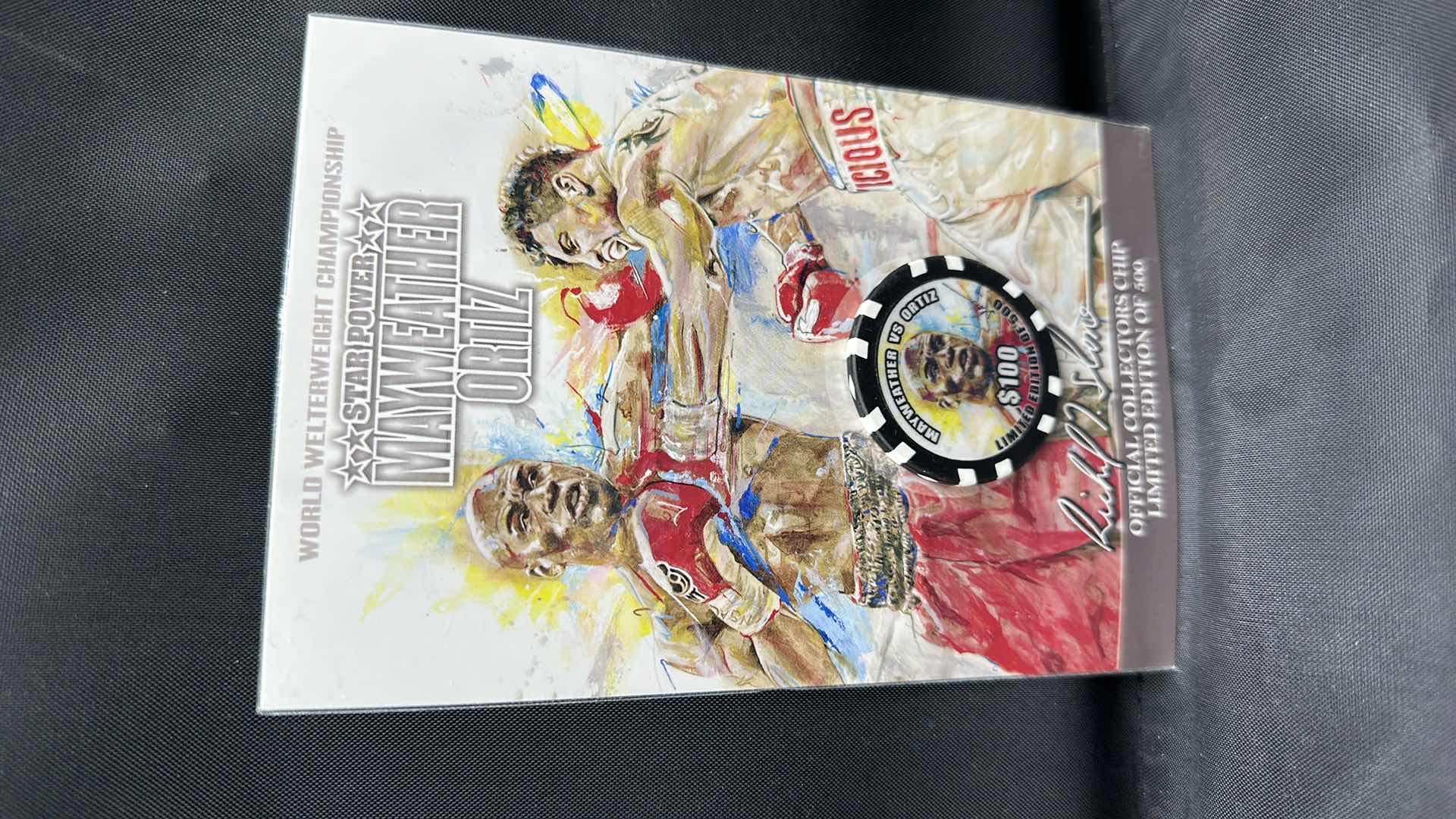 View 1 of MAYWEATHER VS ORTIZ LIMITED EDITION $100 COLLECTORS COIN NUMBERED 453/500