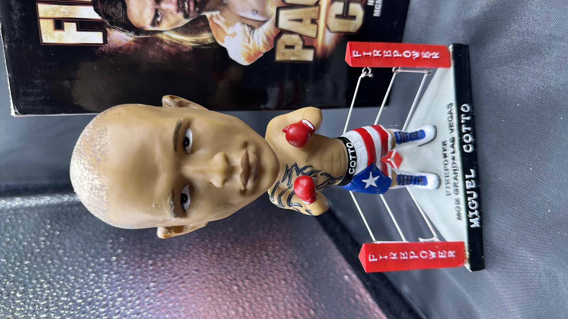 Photo 1 of PACQUIAO VS COTTO 2009 COLLECTOR BOBBLE HEADS