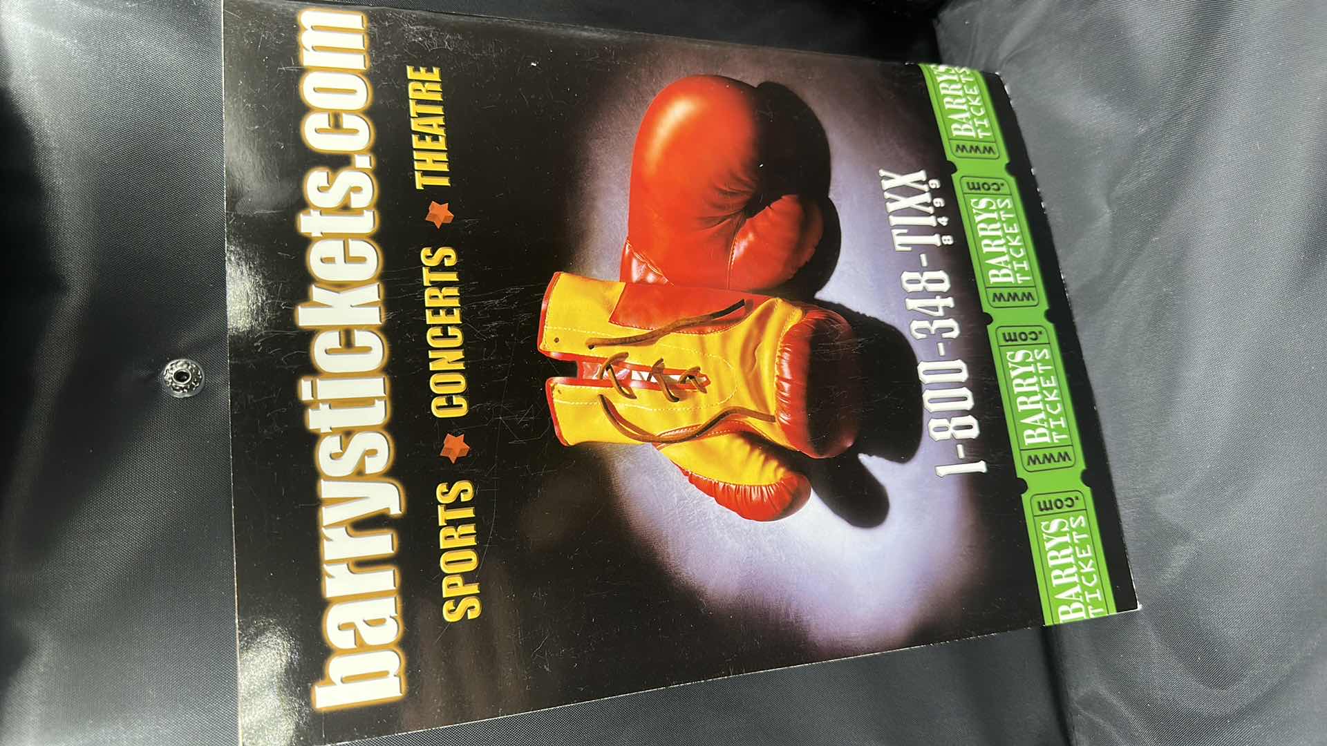 Photo 1 of PACQUIAO VS BARRERA OFFICIAL FIGHT PROGRAM