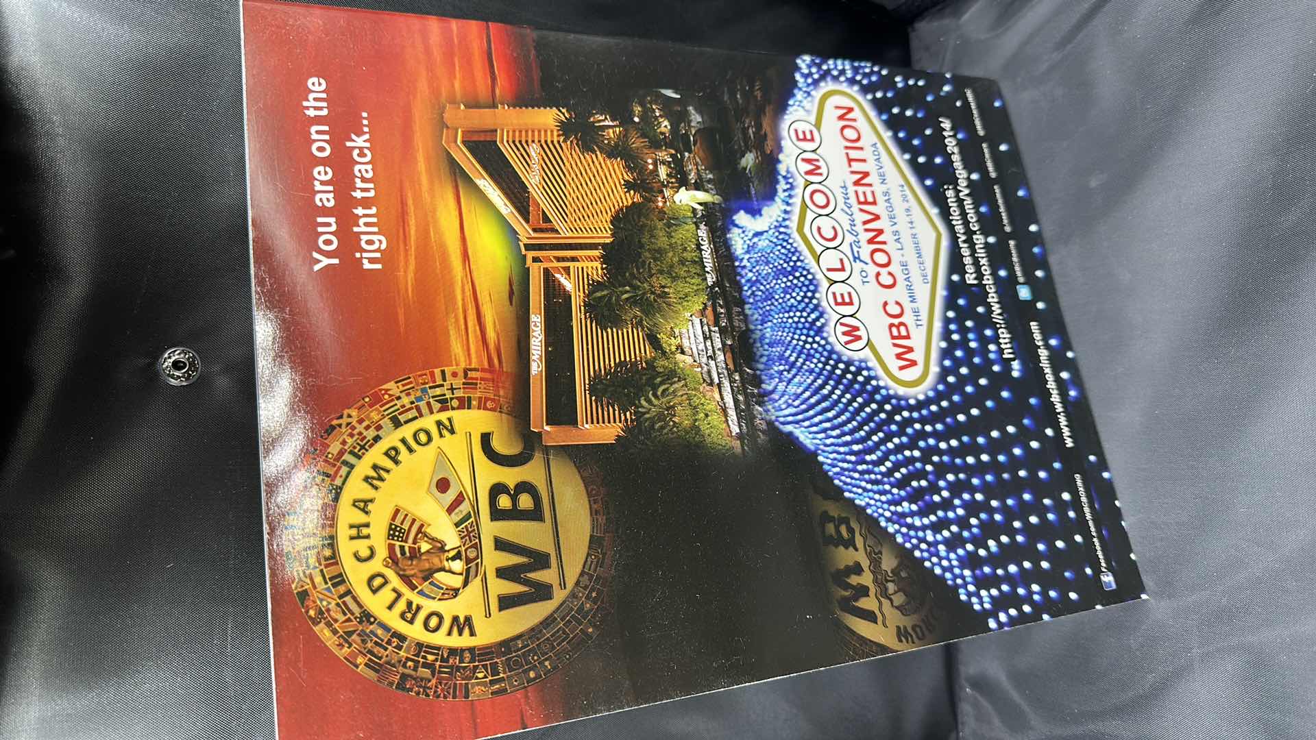 Photo 1 of MAYWEATHER VS MAIDANA OFFICIAL FIGHT PROGRAM