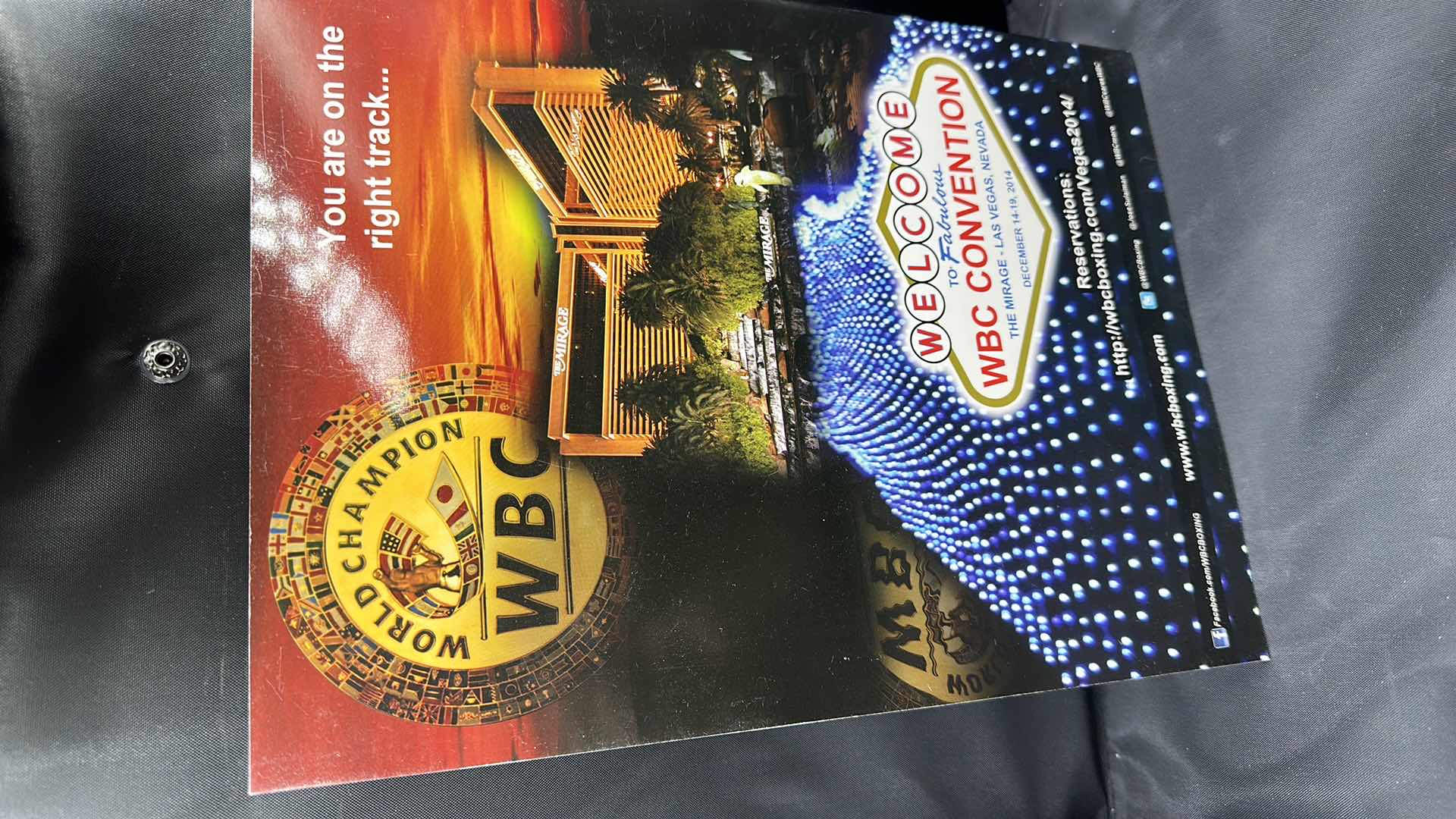 Photo 1 of MAYWEATHER VS MAIDANA OFFICIAL FIGHT PROGRAM