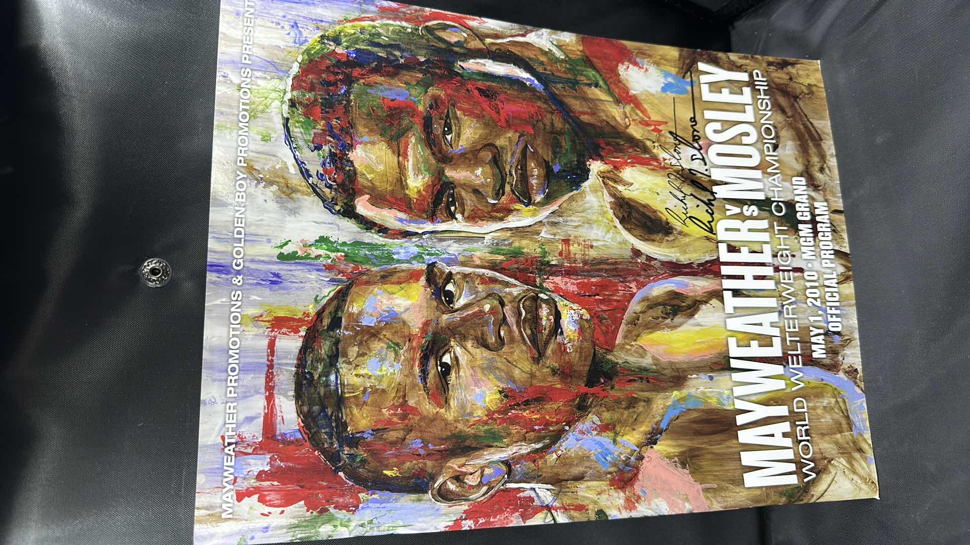 Photo 1 of MAYWEATHER VS MOSLEY OFFICIAL FIGHT PROGRAM