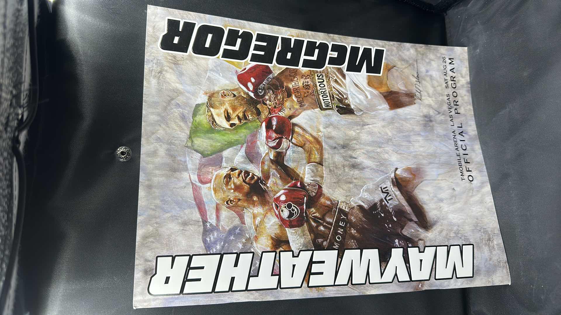 Photo 1 of MAYWEATHER VS MCGREGOR OFFICIAL FIGHT PROGRAM